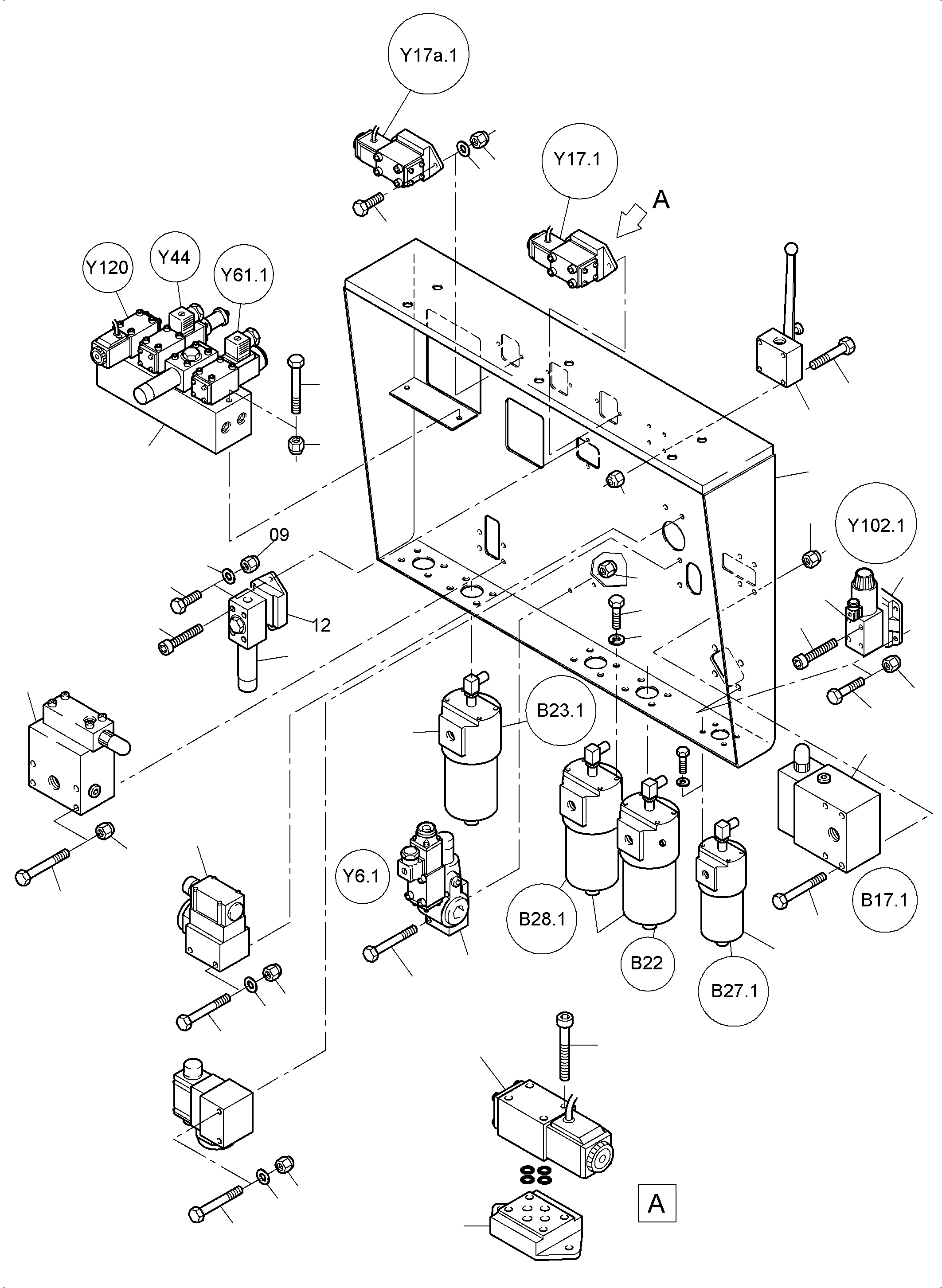 Control frame 903 804 40 KOMATSU