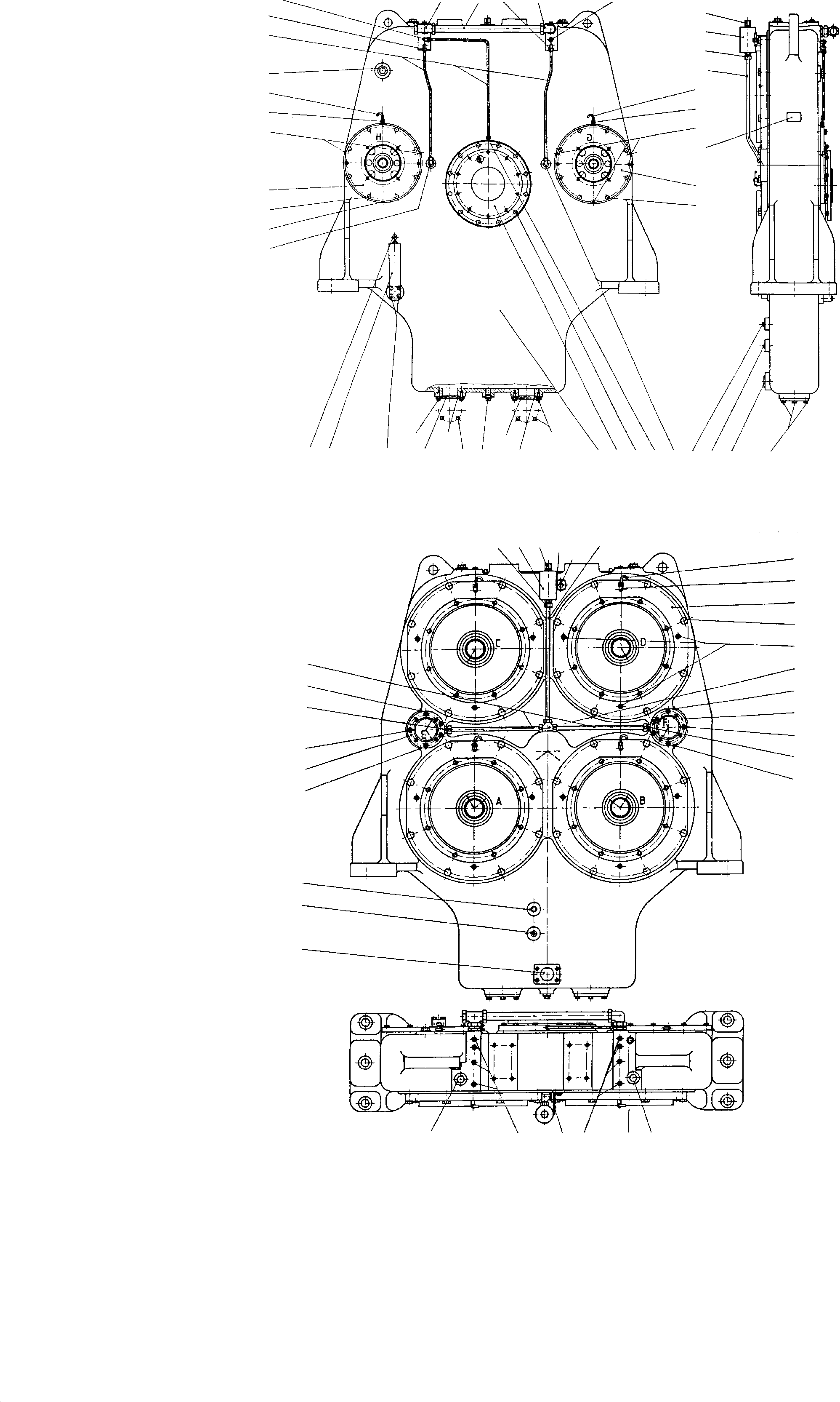 Фланец 766 481 73 KOMATSU
