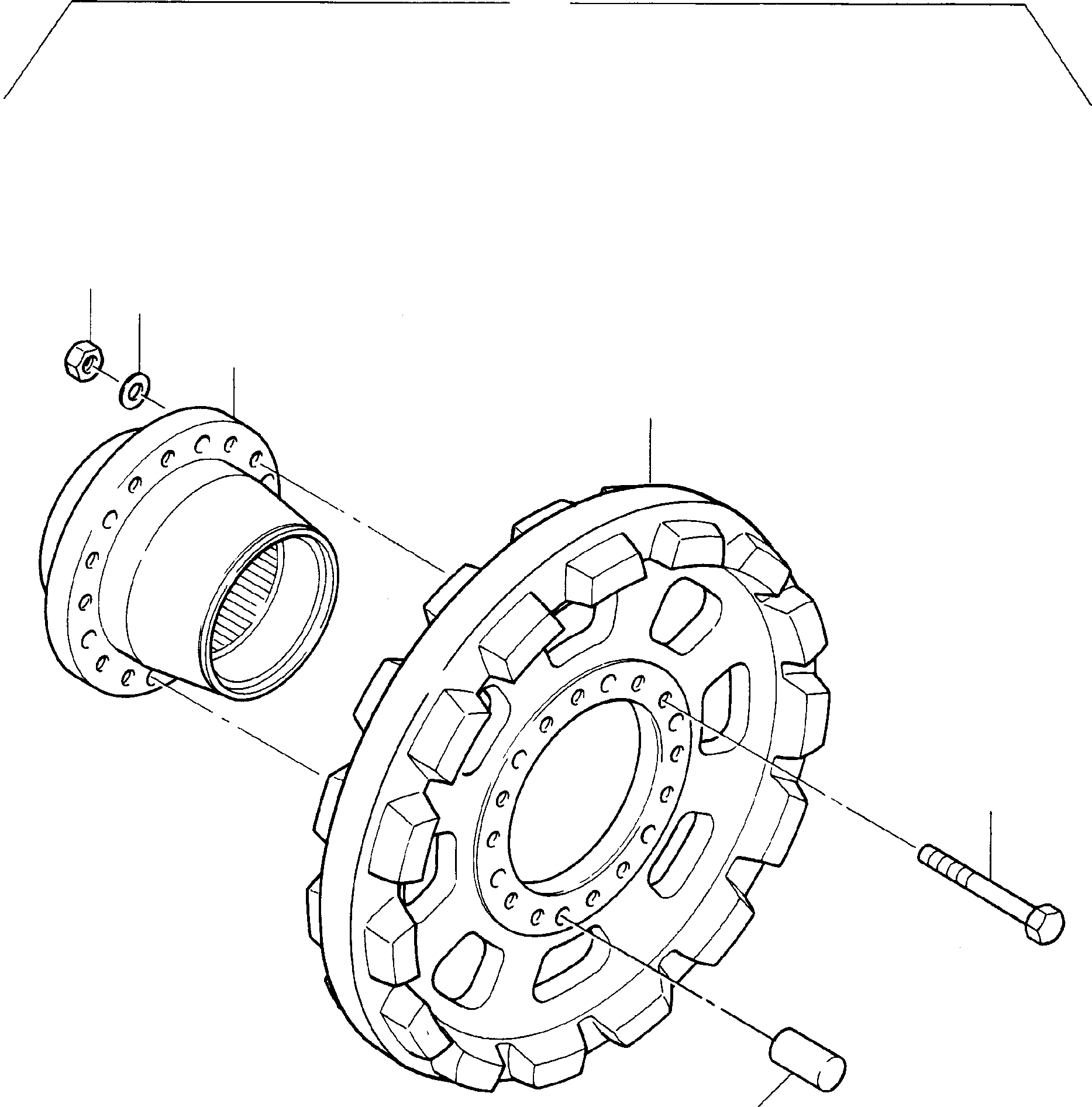 Drive sprocket (oversize) No field repair item 887 115 40 KOMATSU