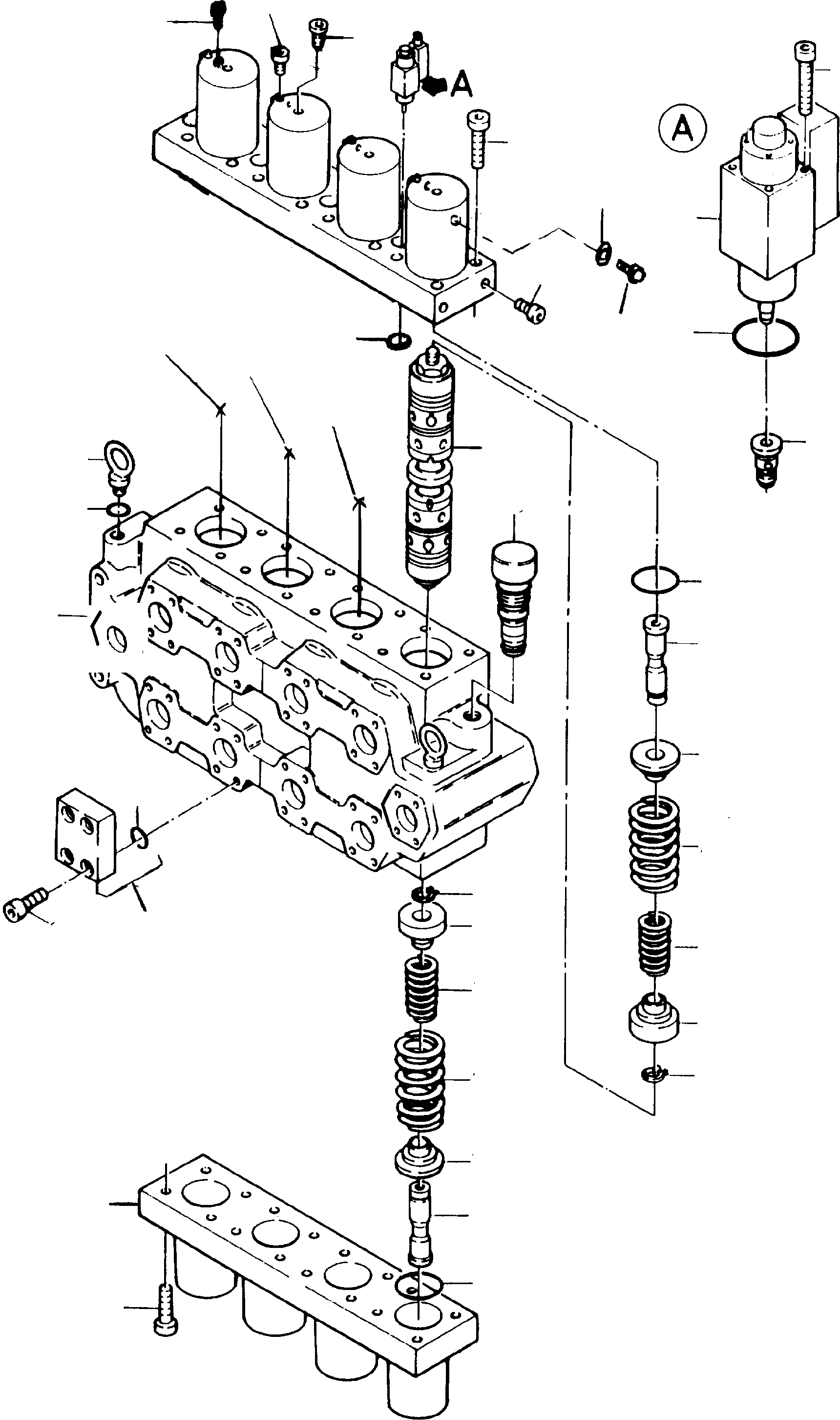 Control block assy. 655 510 40 KOMATSU