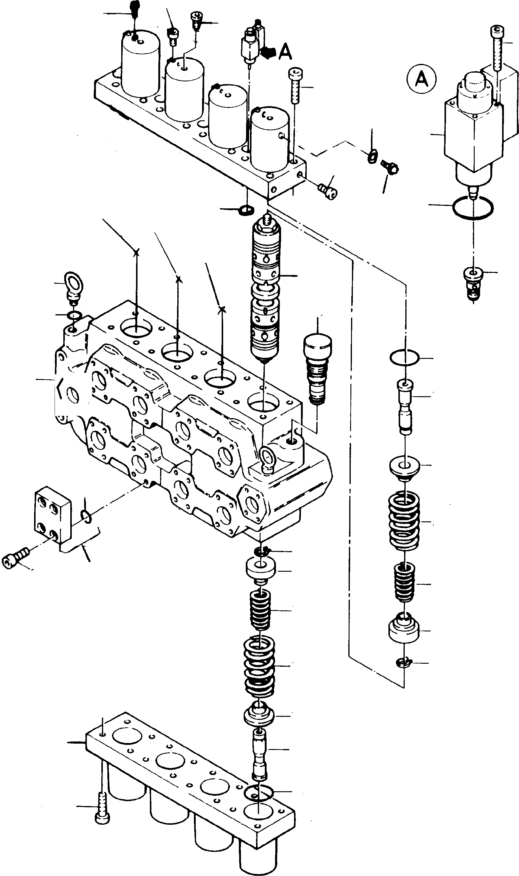 Control block assy. 655 511 40 KOMATSU
