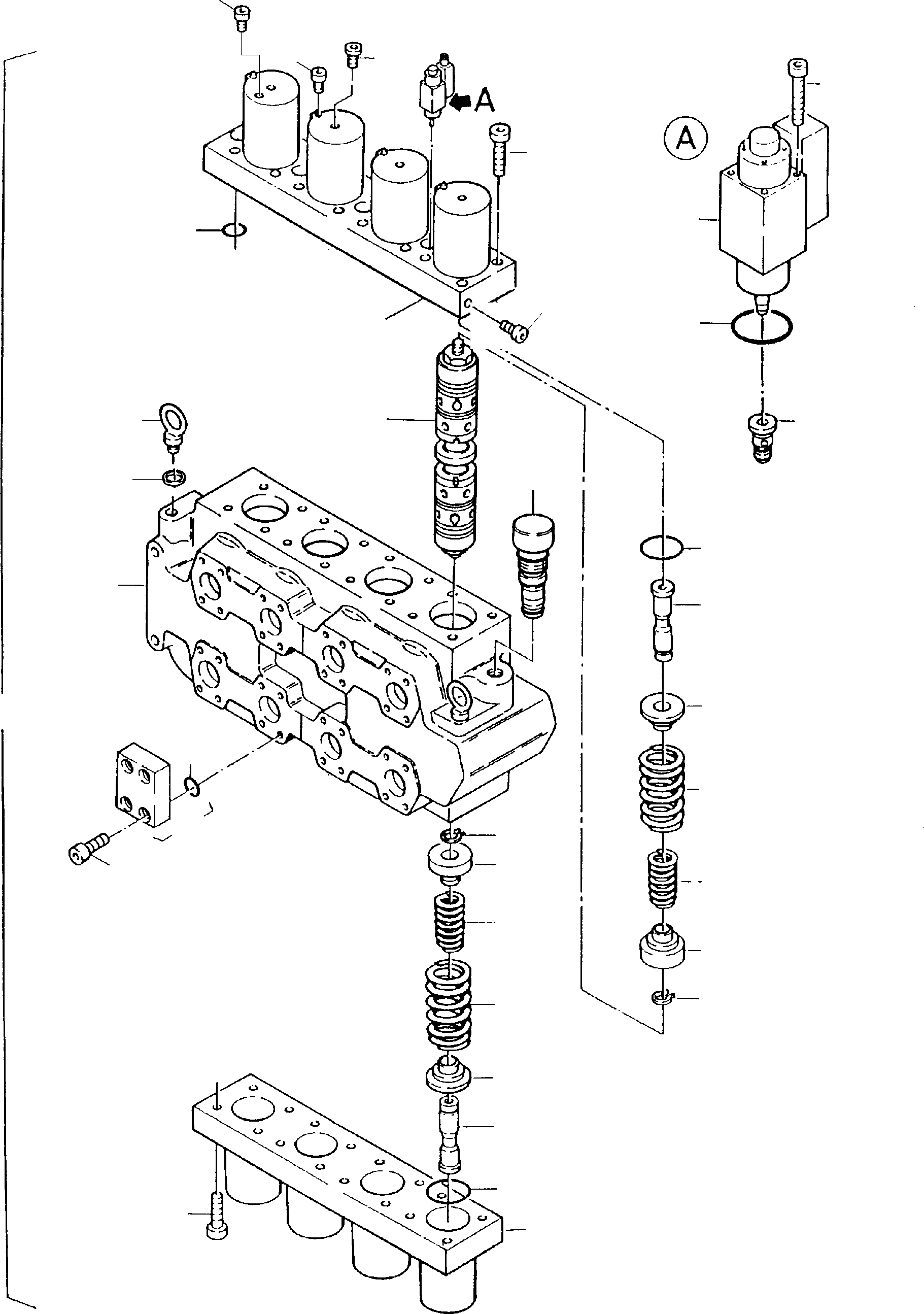 Control block, assy. 655 524 40 KOMATSU