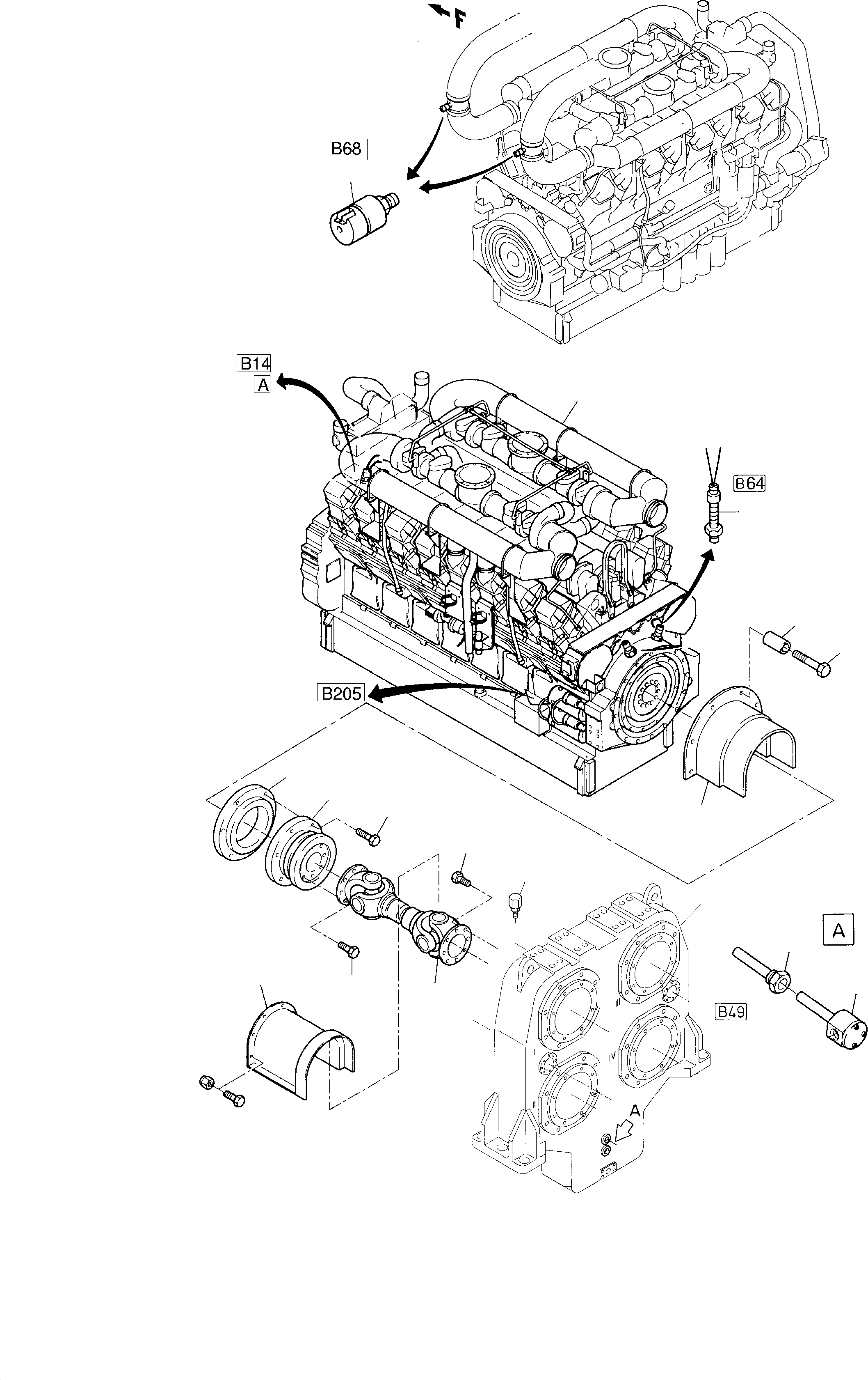 Pick-up 766 423 73 KOMATSU