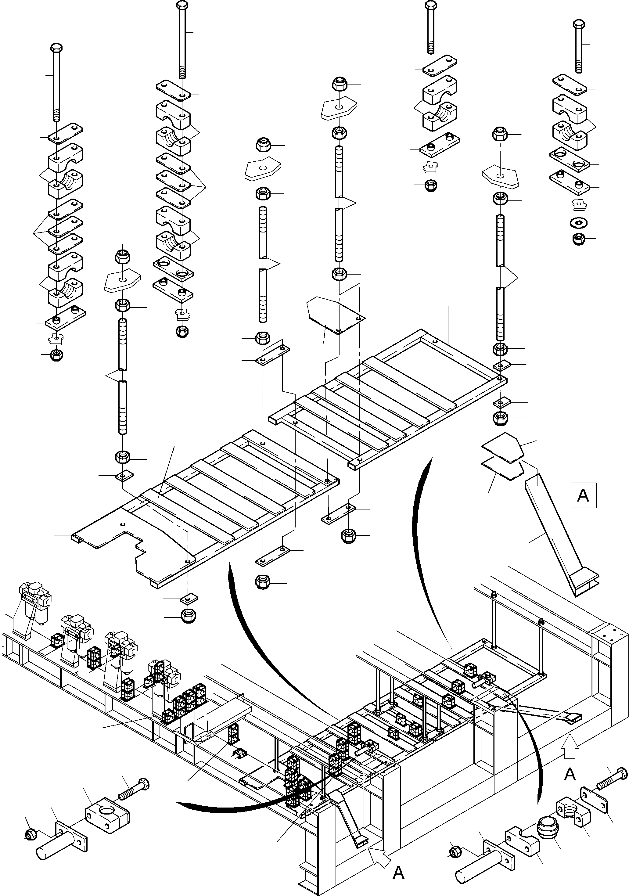 Труба в сборе ø 65 770 357 73 KOMATSU