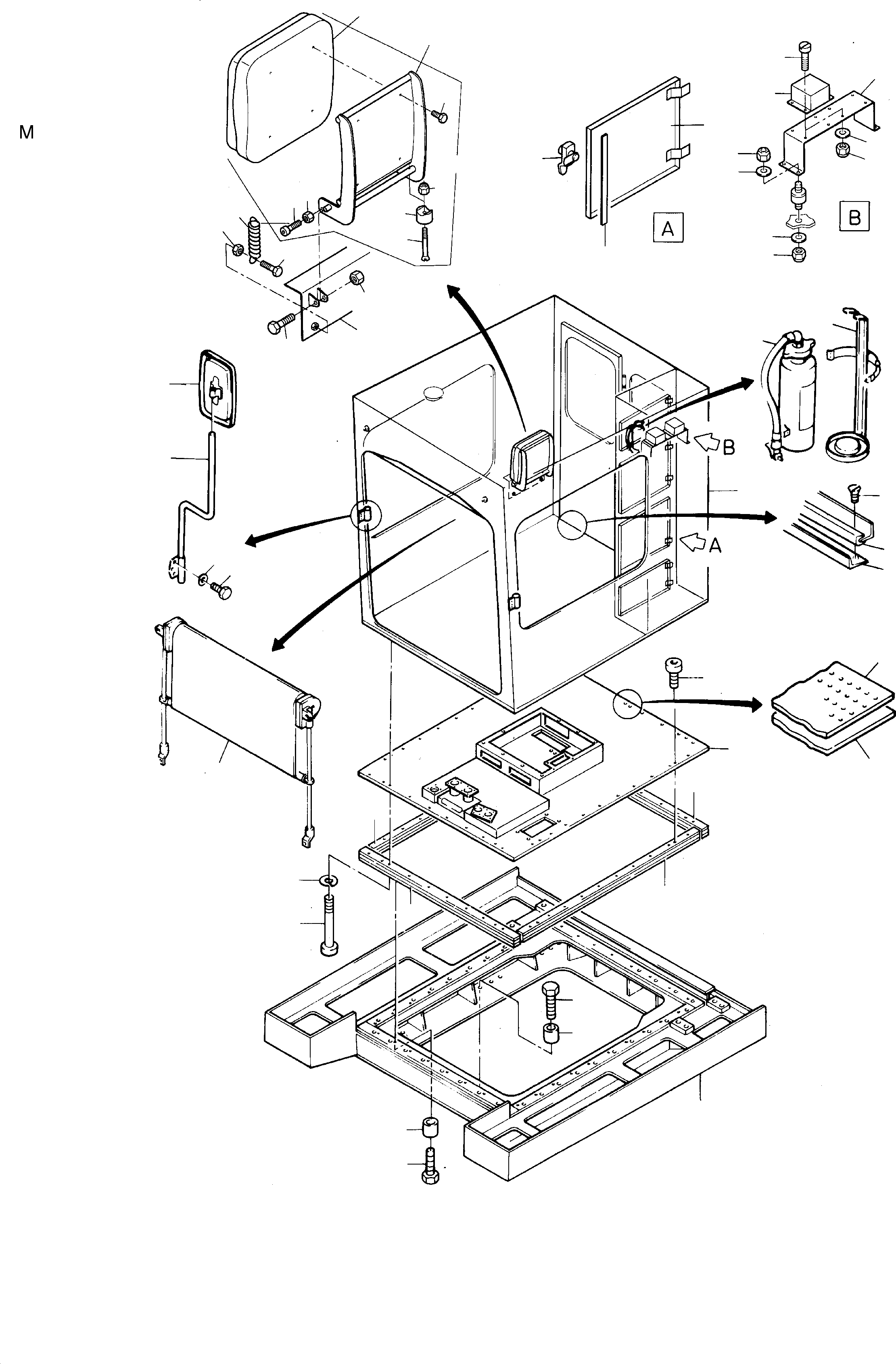 Draw spring 652 044 40 KOMATSU