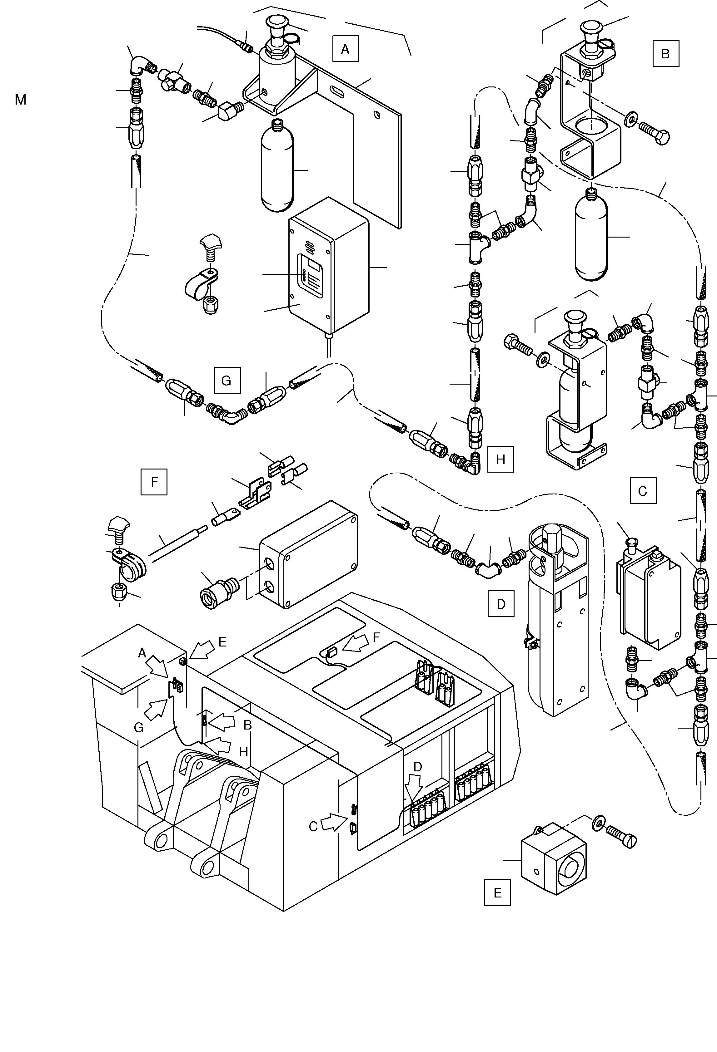 Housing empty 253 309 40 KOMATSU