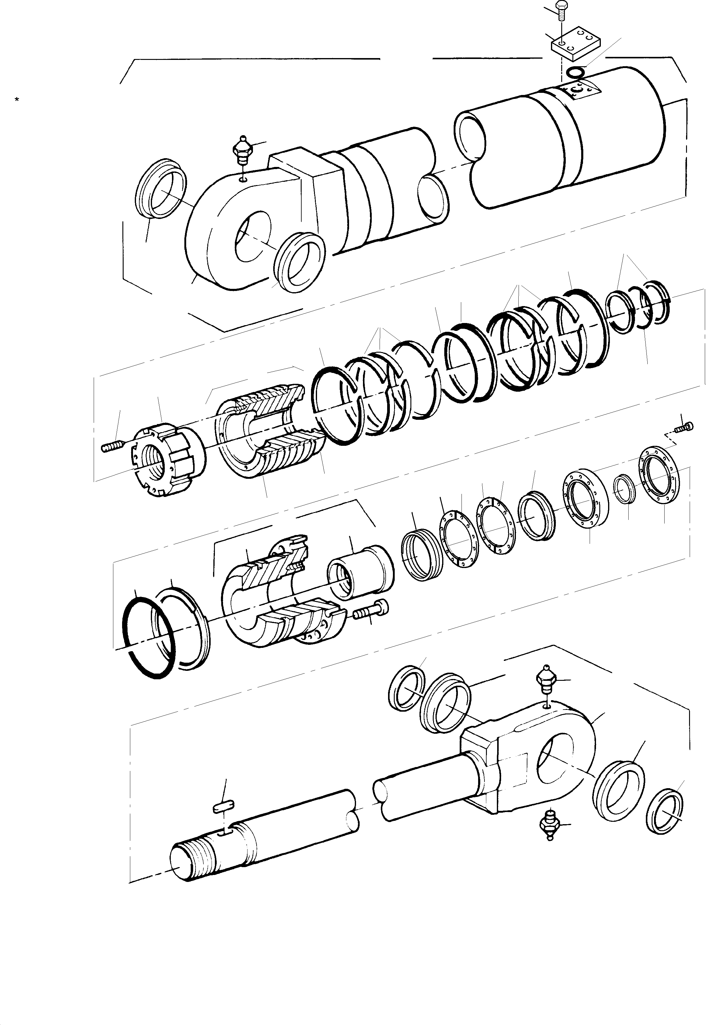 Комплект уплотнений 655 770 40 KOMATSU