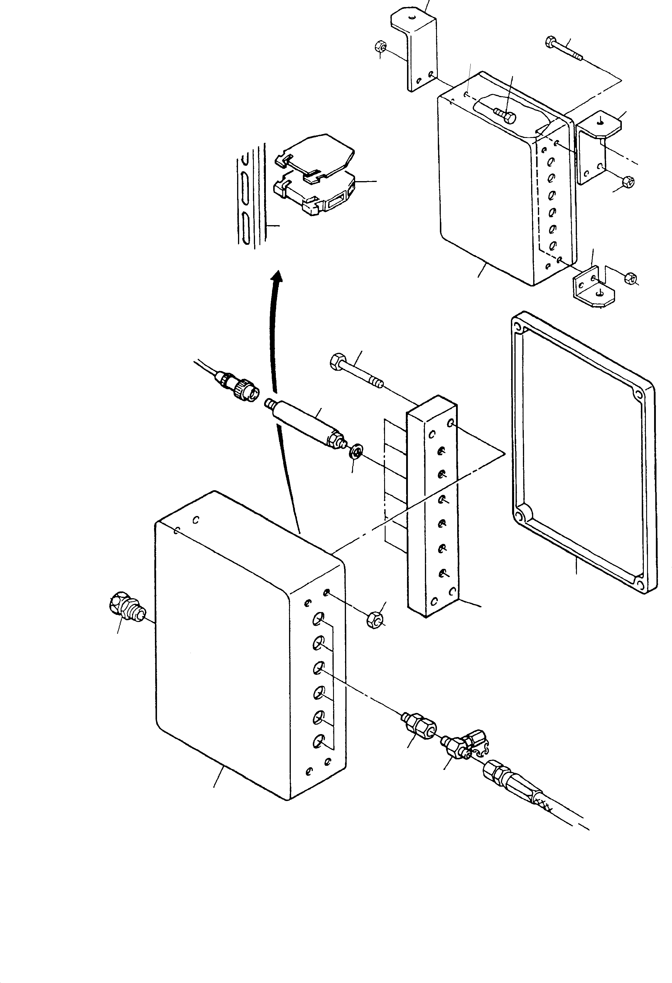 Sensor housing consist. of fig-nos: 02-17 647 856 40 KOMATSU