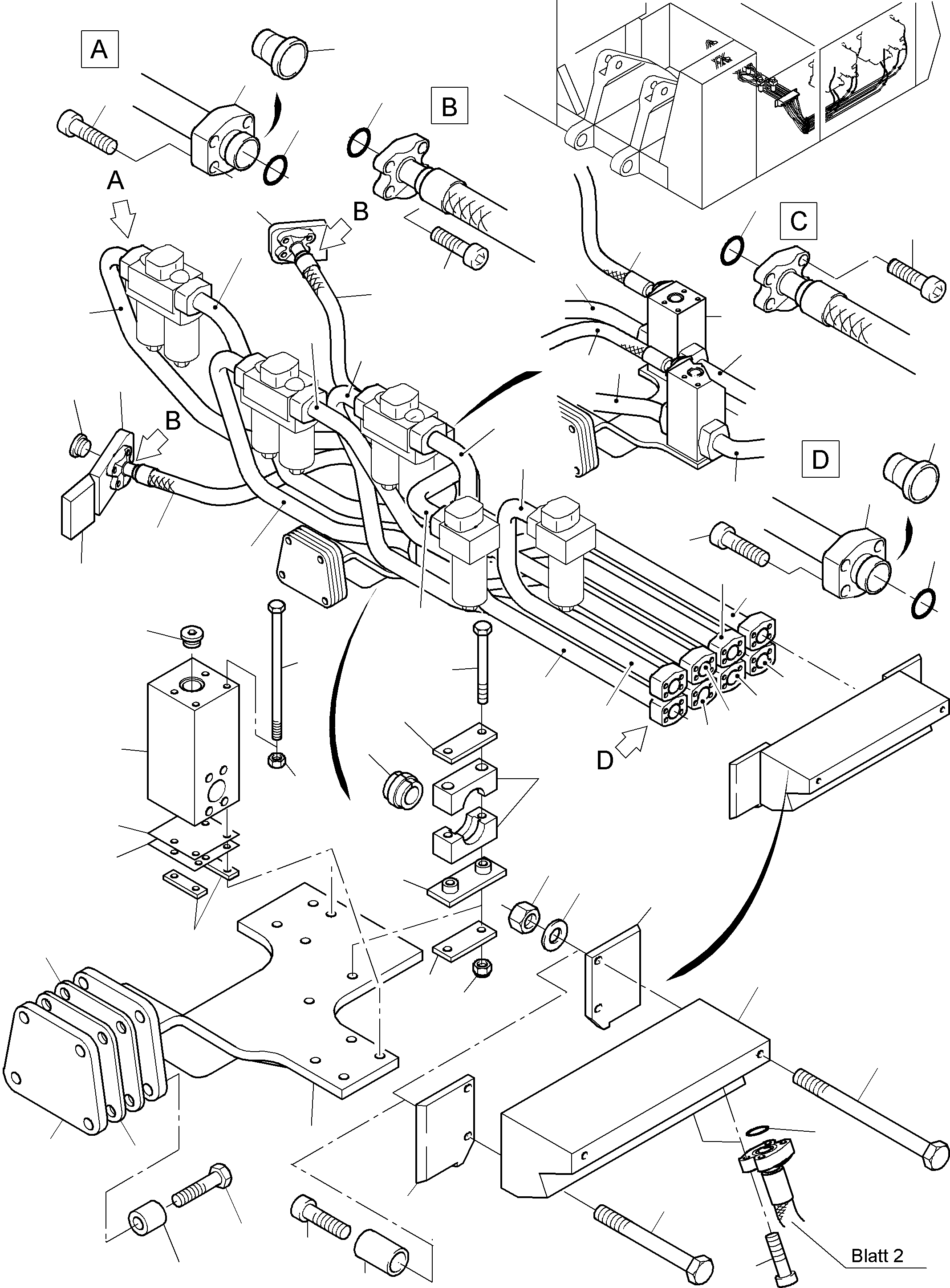Support plate 929 927 40 KOMATSU