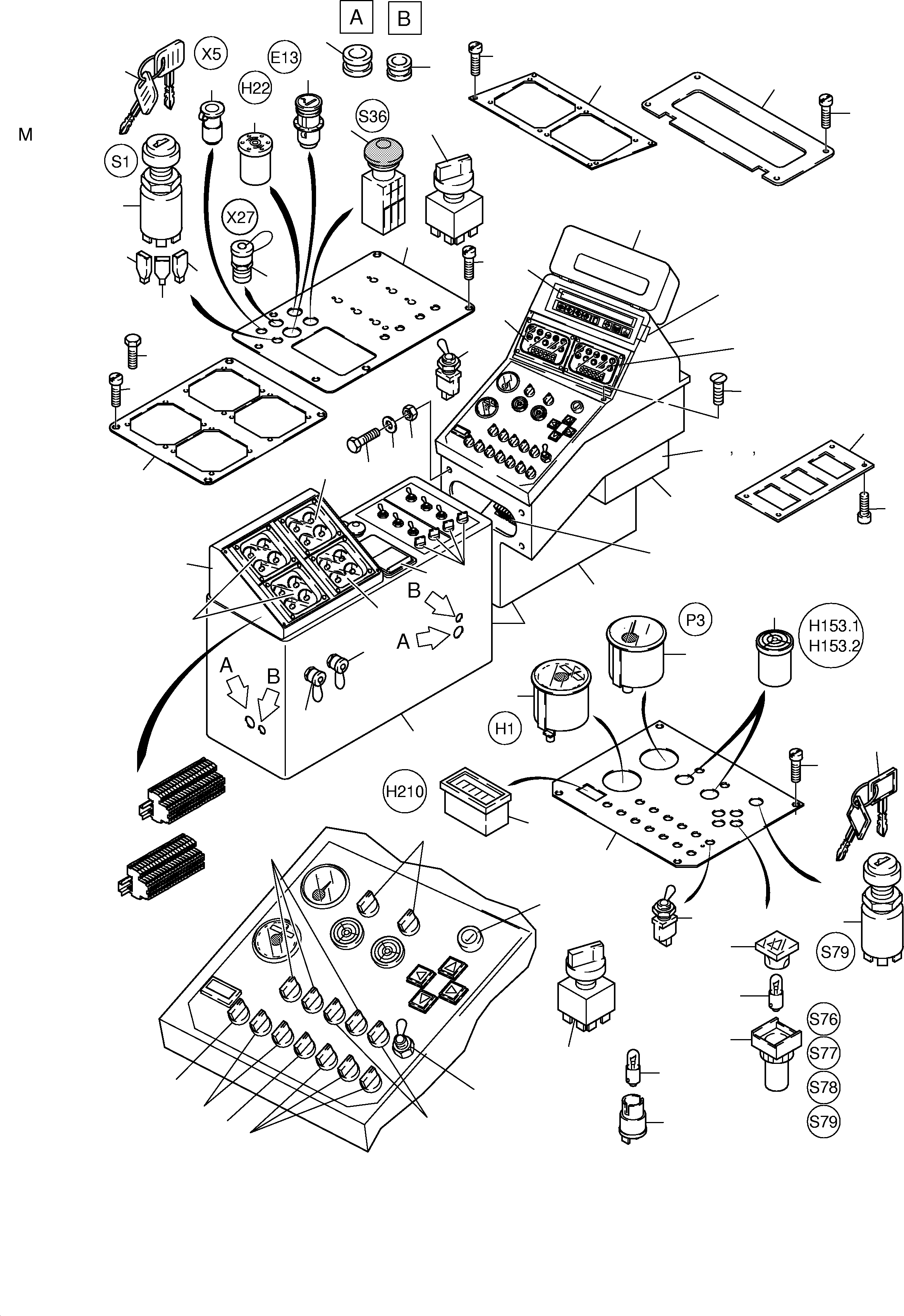 Pulse counter 635 910 40 KOMATSU