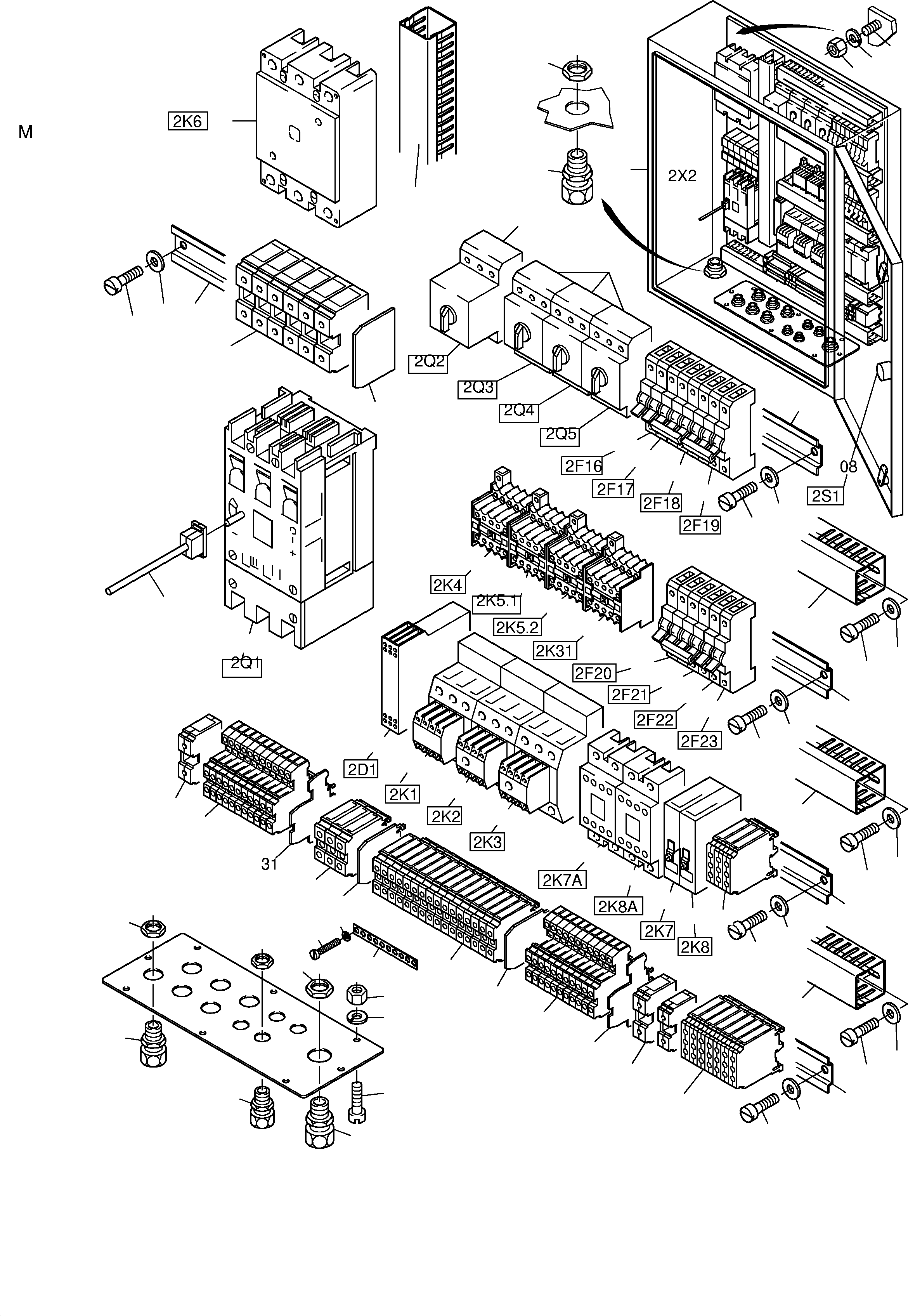 Cable union PG 48 323 357 40 KOMATSU