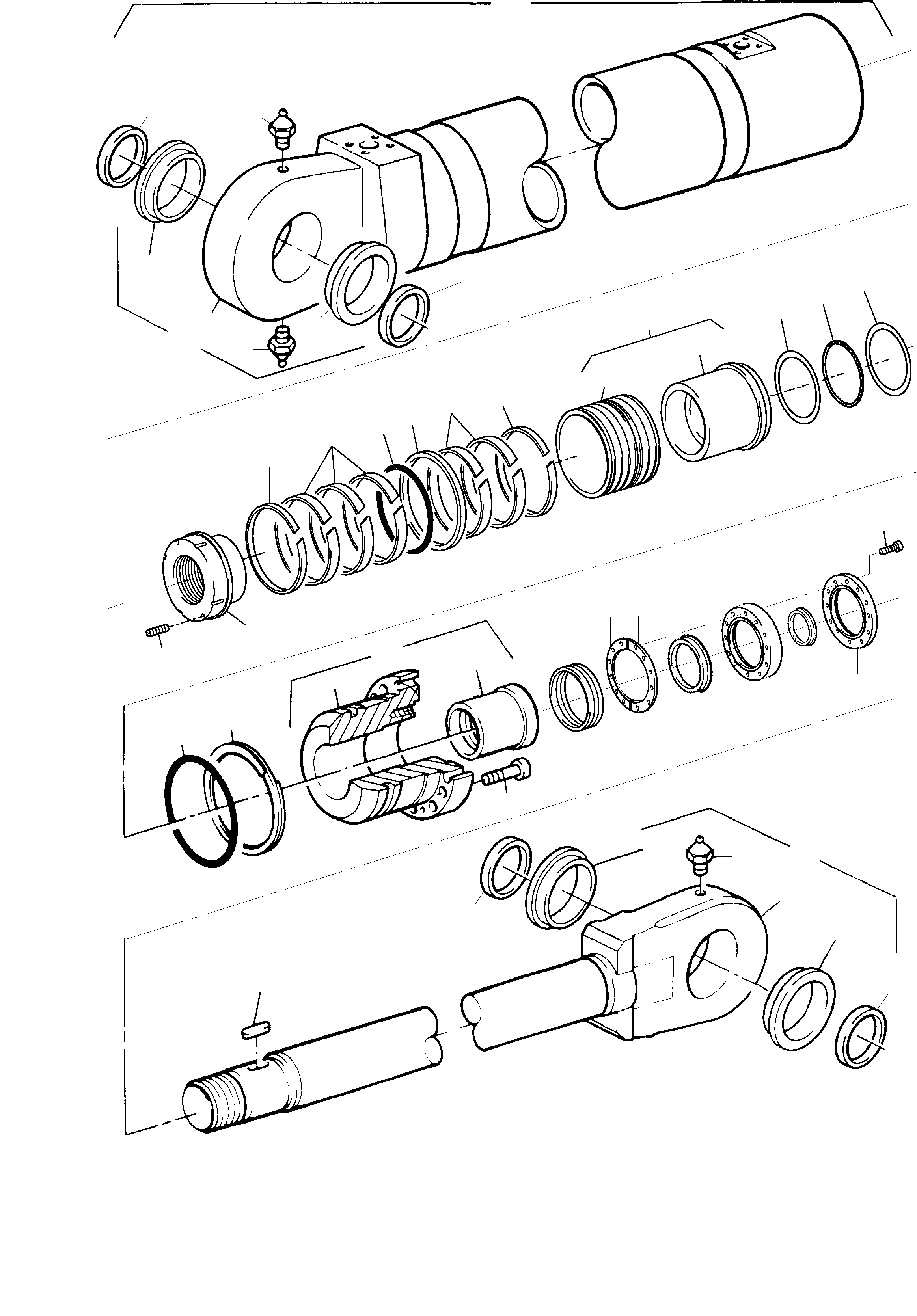 Комплект уплотнений 655 768 40 KOMATSU