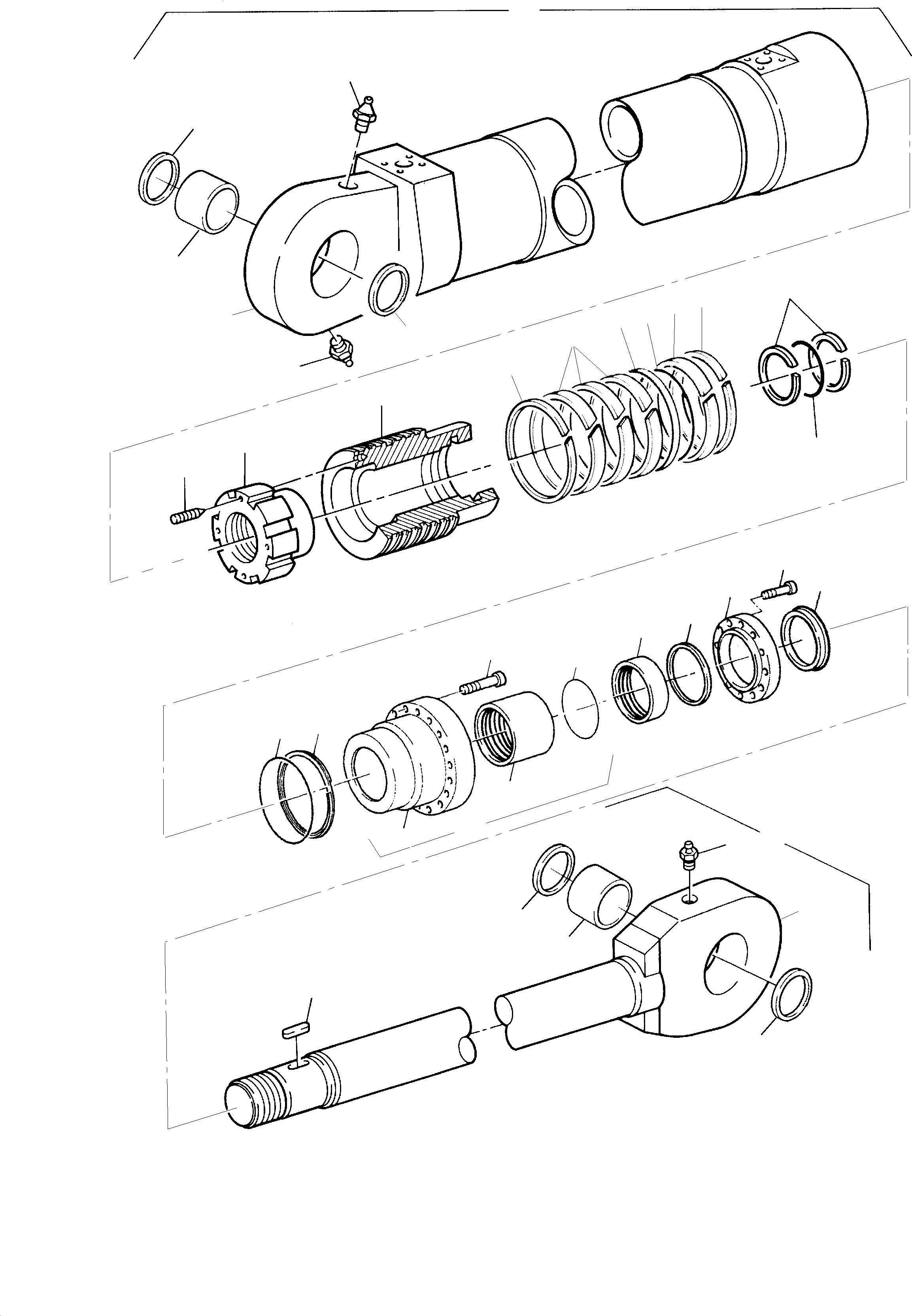 Маслосъёмное кольцо 461 033 40 KOMATSU