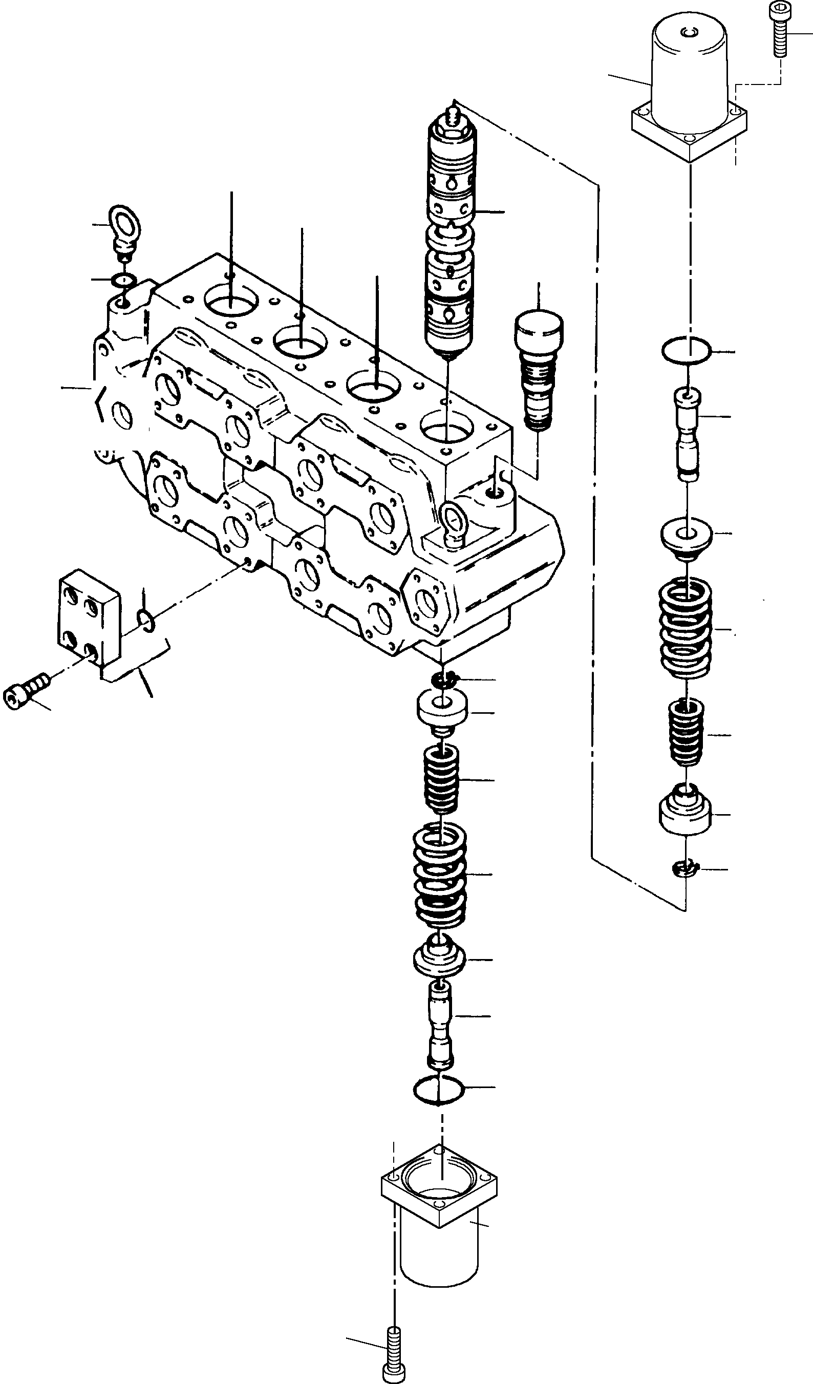 Control block assy. 896 494 40 KOMATSU