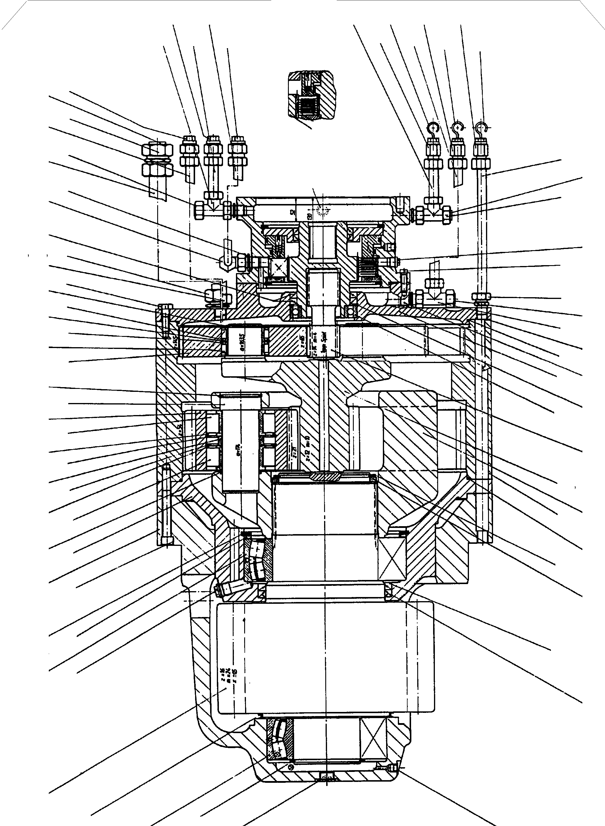 Щуп уровня масла 768 457 73 KOMATSU
