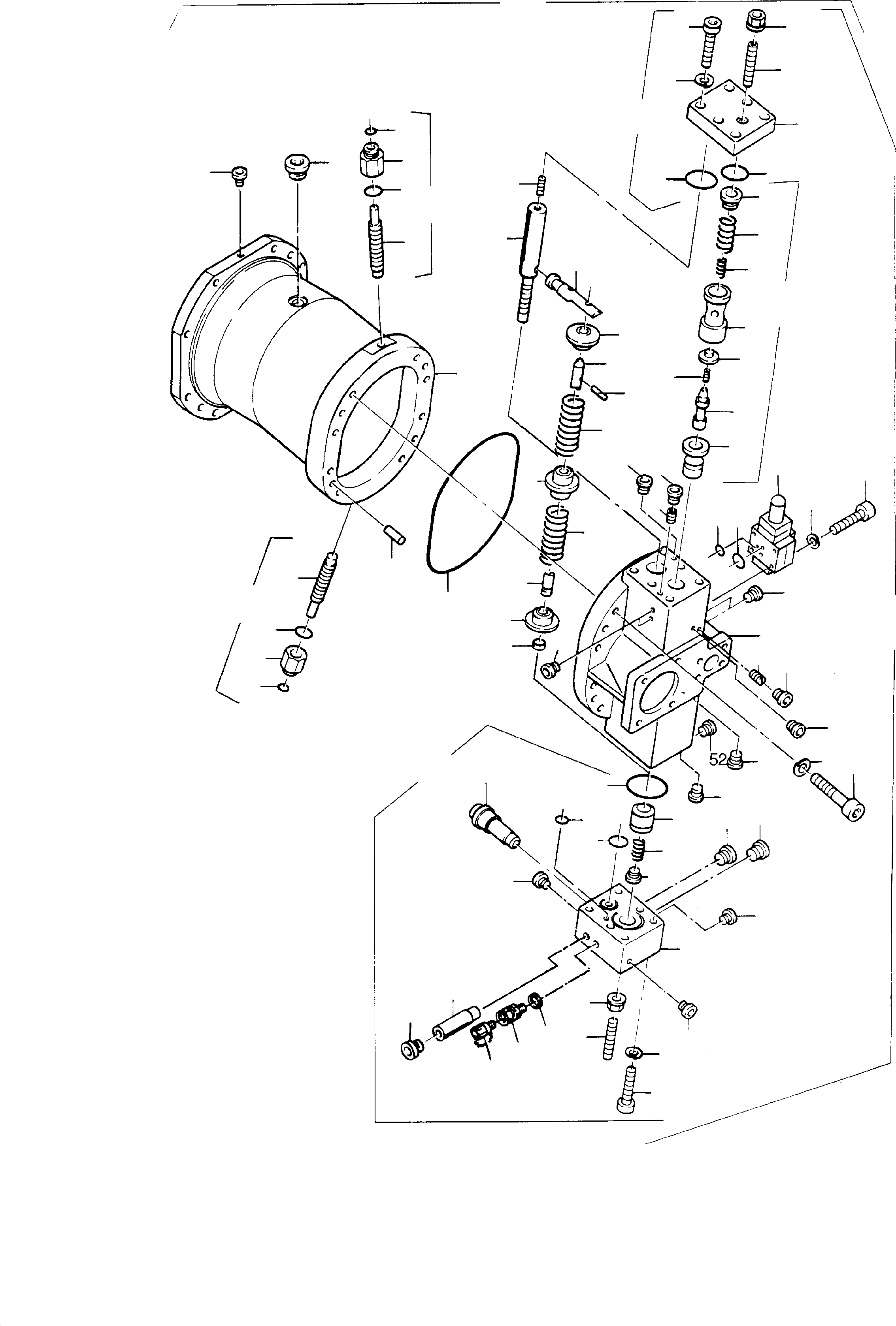 Hydr.-pump, assy. 903 301 40 KOMATSU
