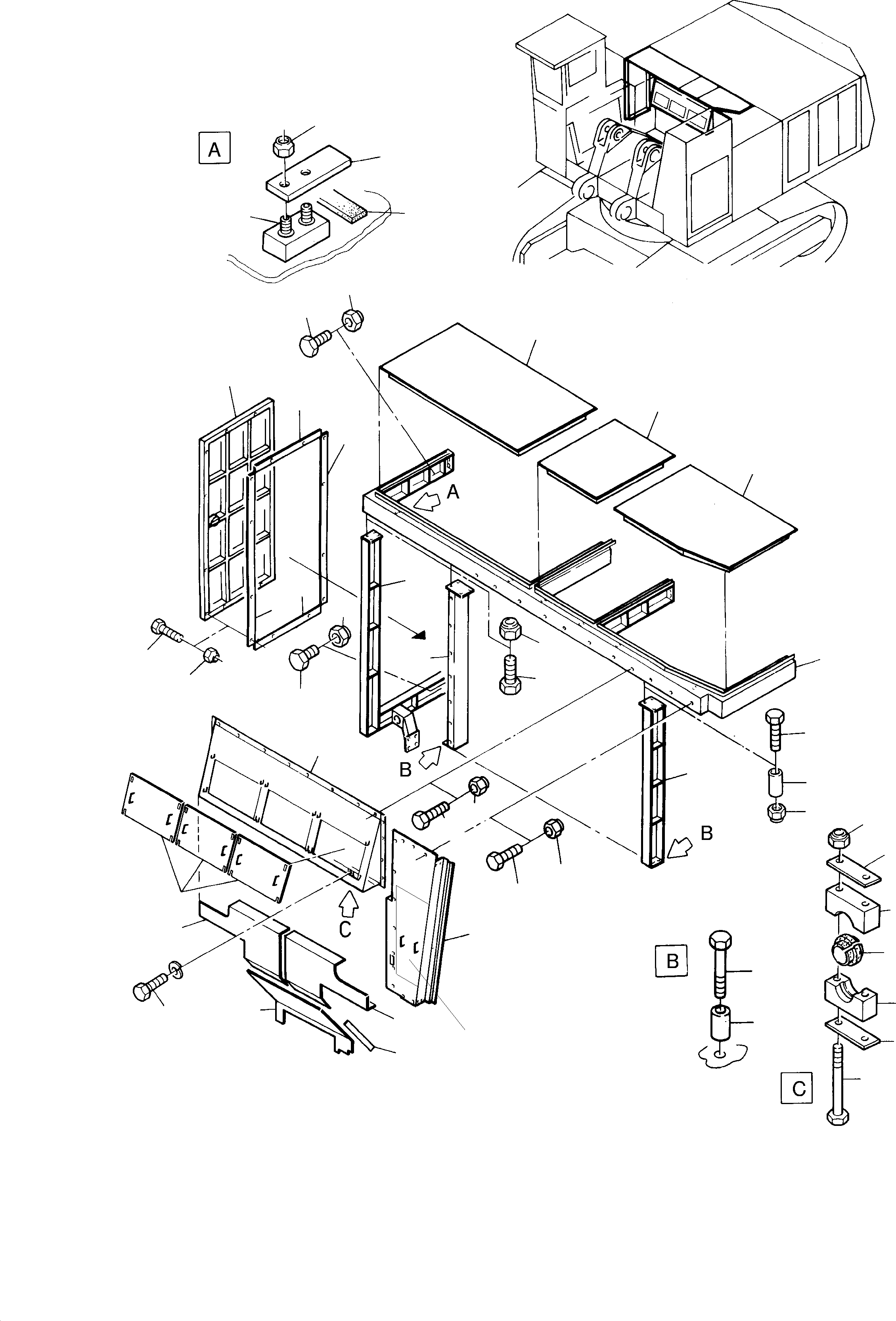 Крышка 901 657 40 KOMATSU
