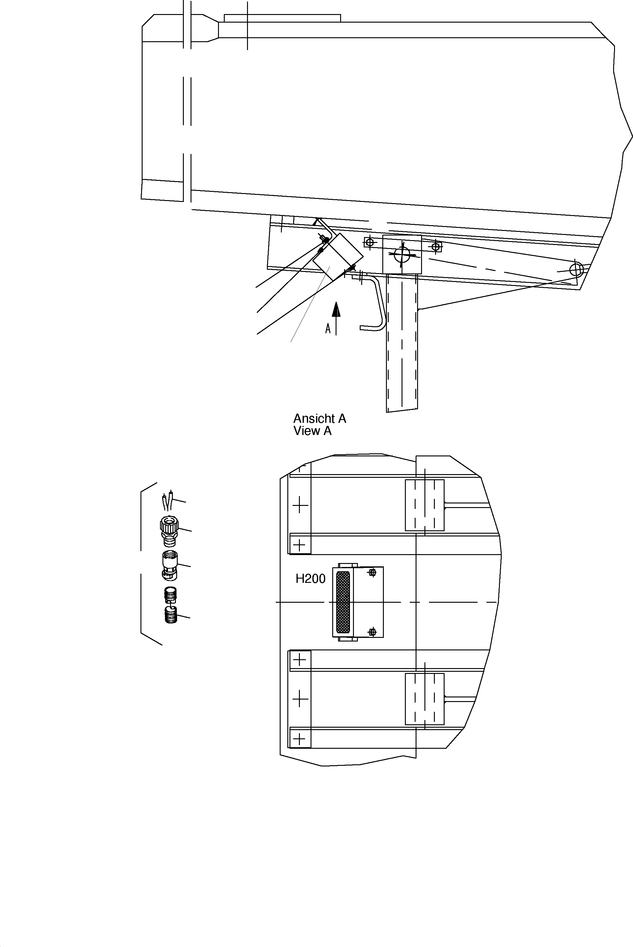 Уголок 903 965 40 KOMATSU