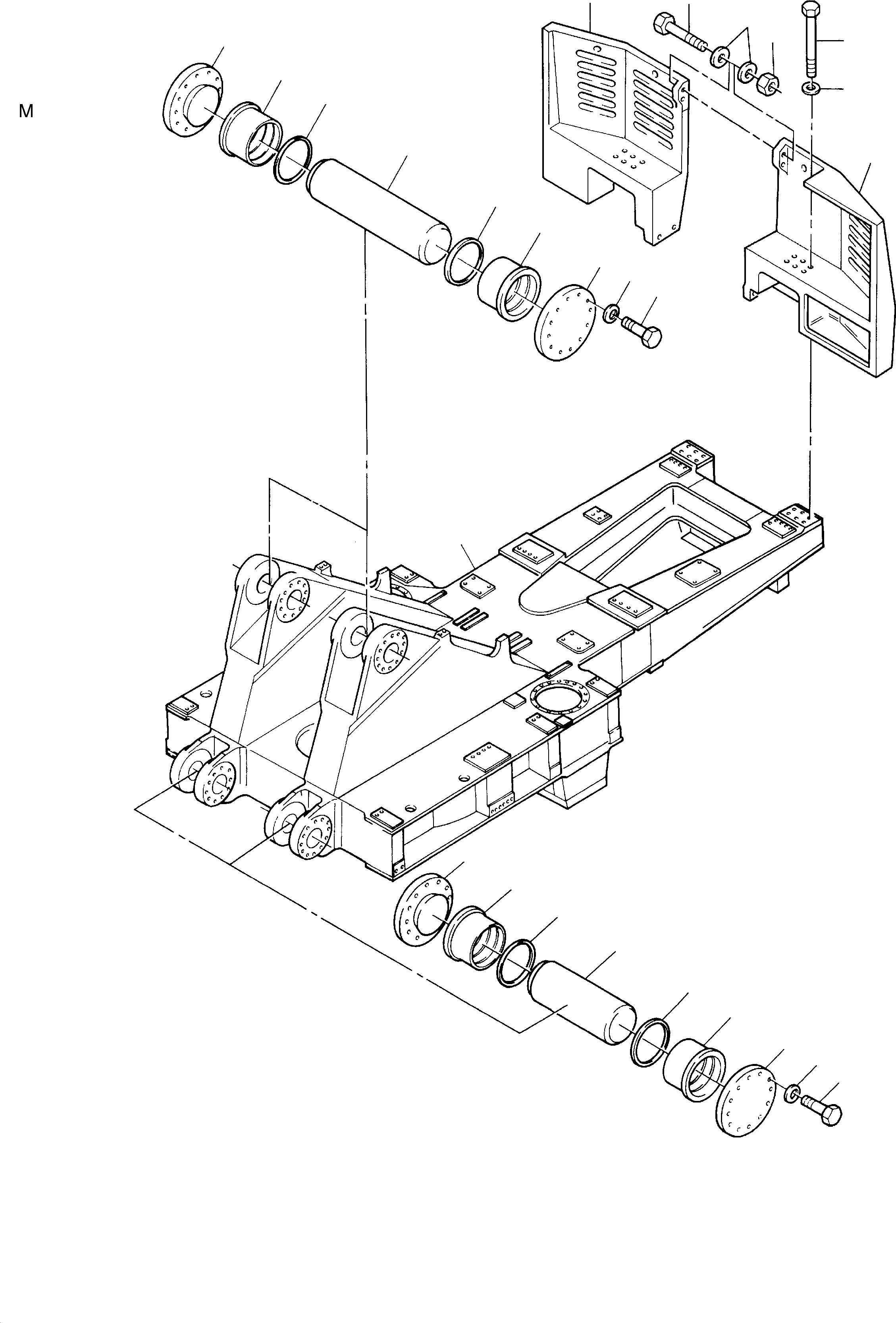 Counterweight 899 712 40 KOMATSU