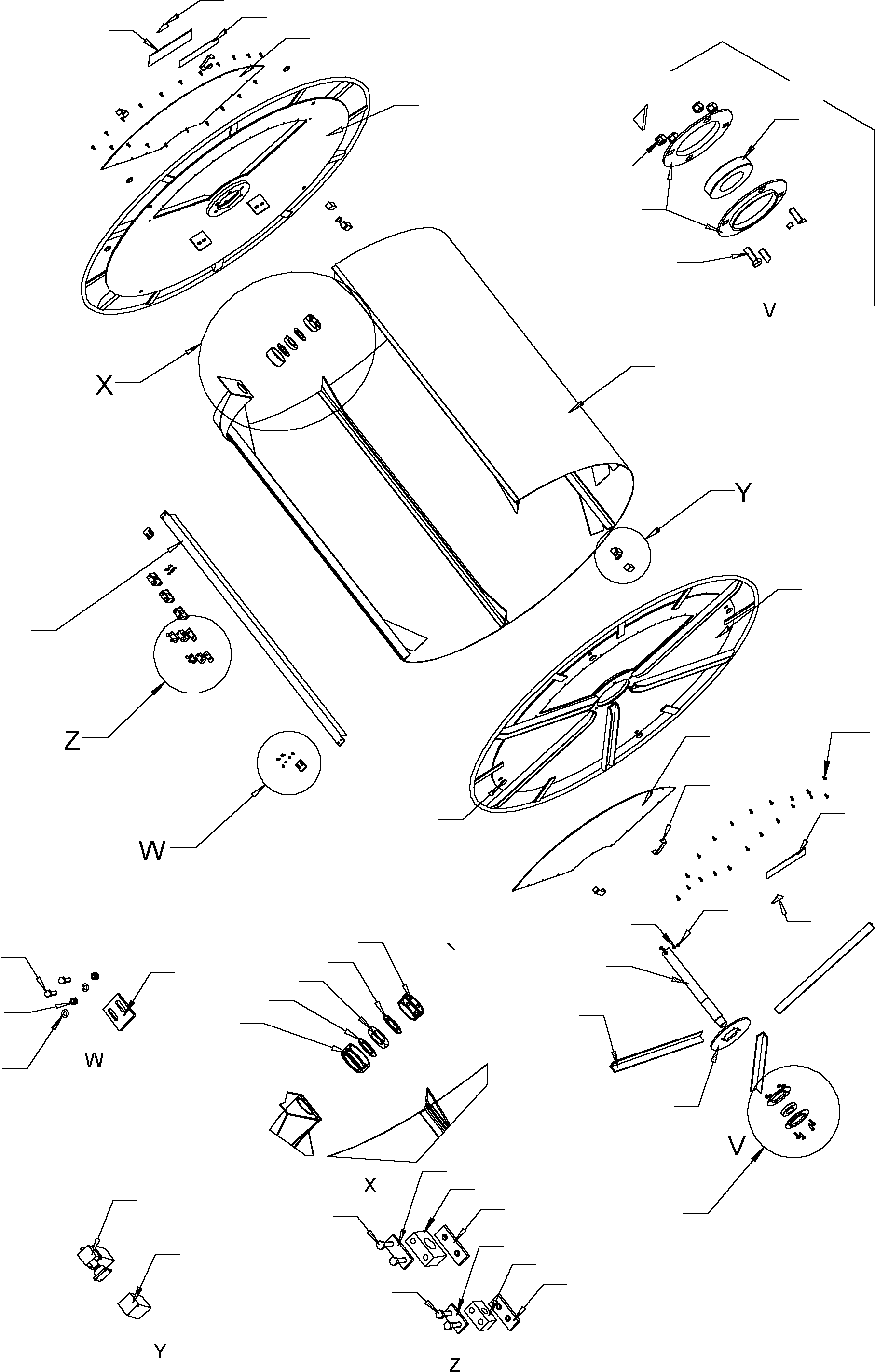 Drum sheet casing 769 237 73 KOMATSU