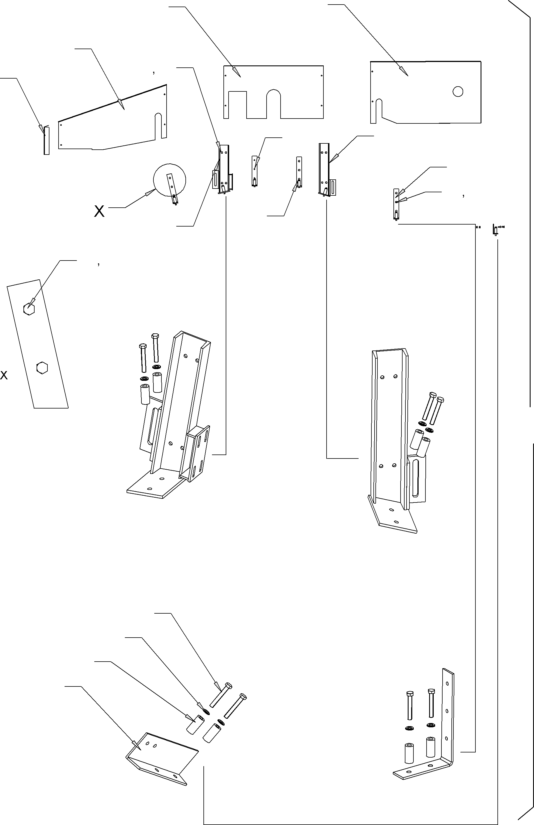 Holding device for track adjuster 769 293 73 KOMATSU