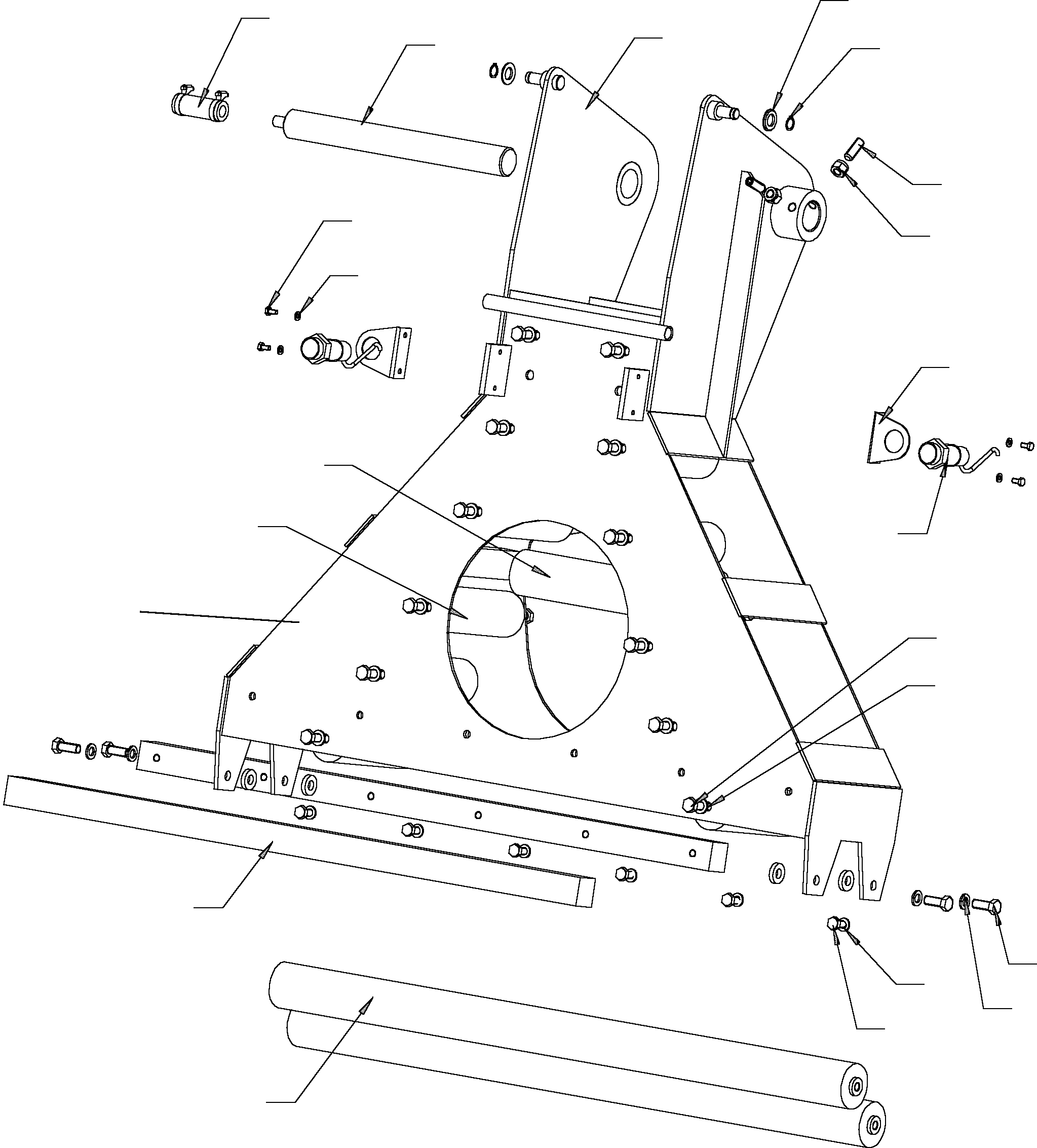 Rocker arm assy. 770 155 73 KOMATSU