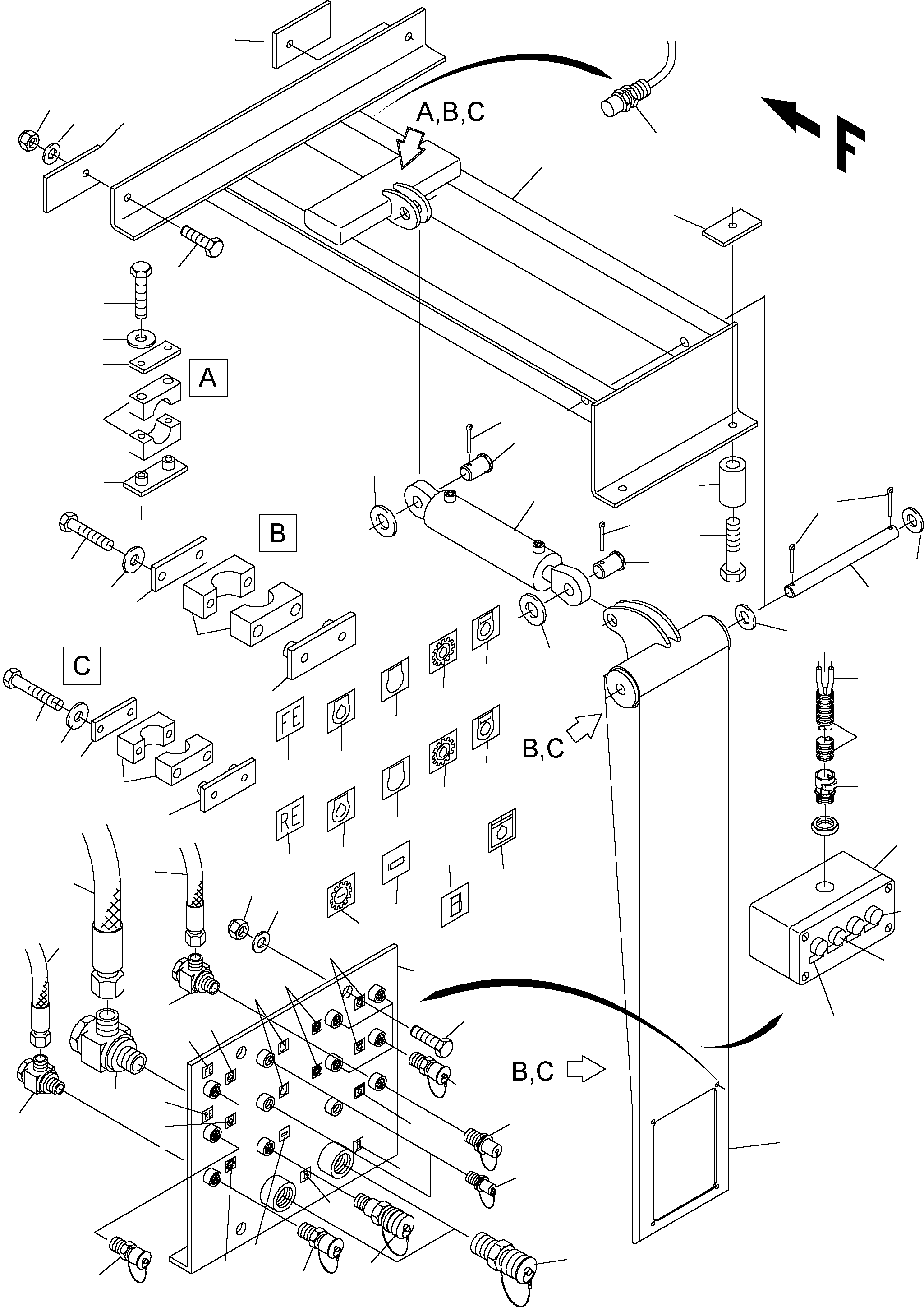 Graphical symbol - oil filter 516 147 98 KOMATSU