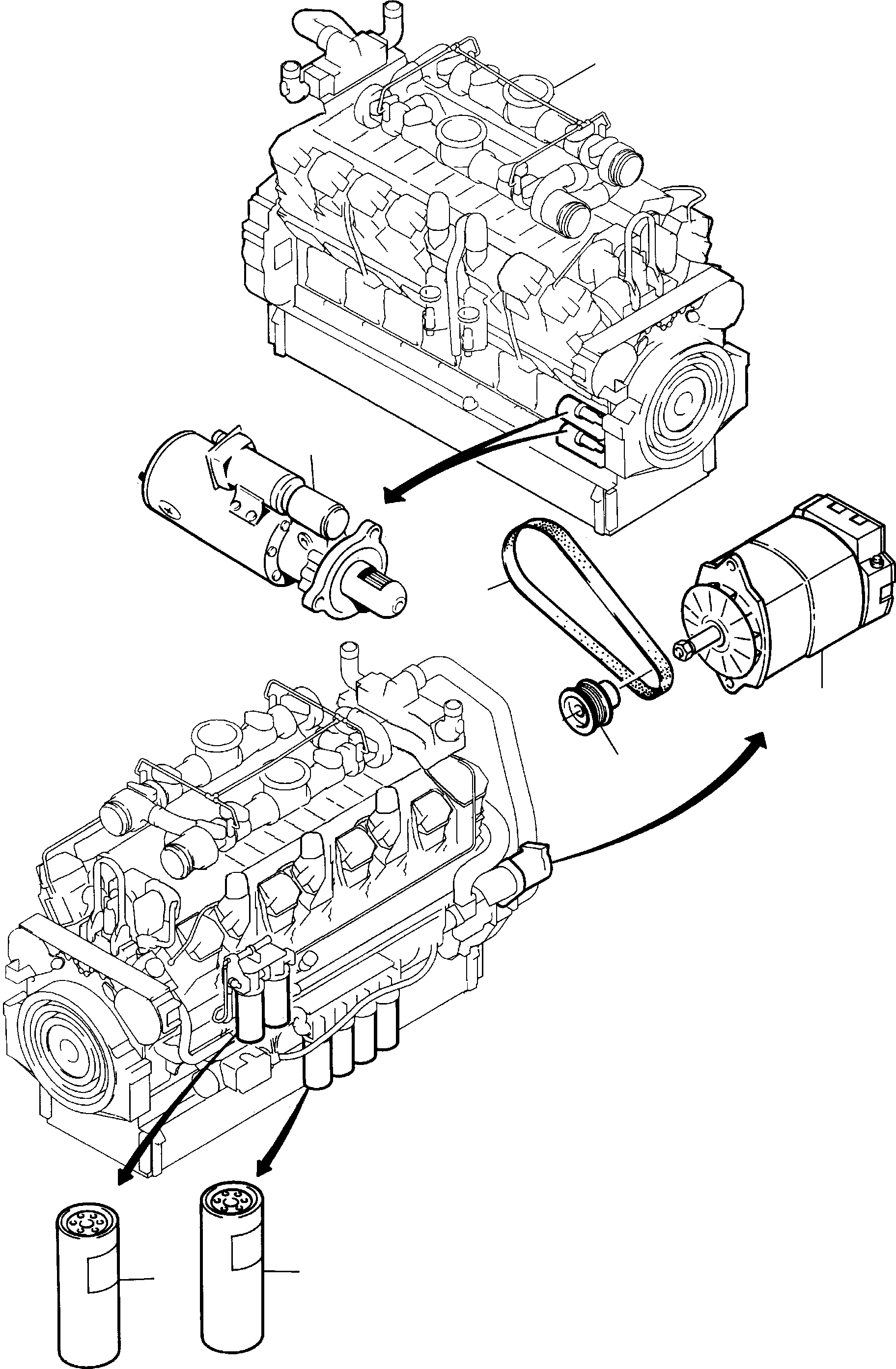 Diesel engine 905 430 40 KOMATSU
