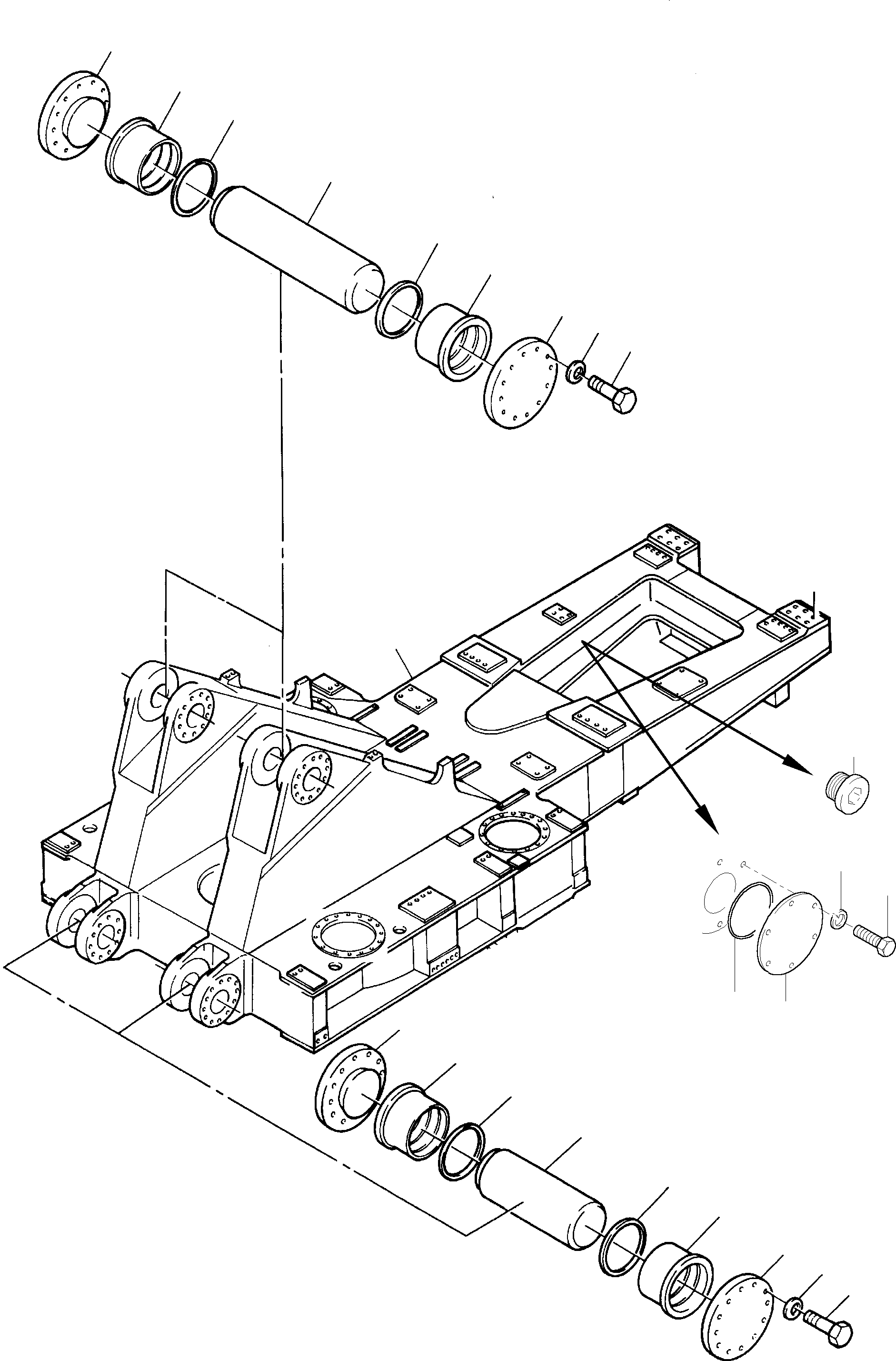 Superstruct. platform 924 320 40 KOMATSU