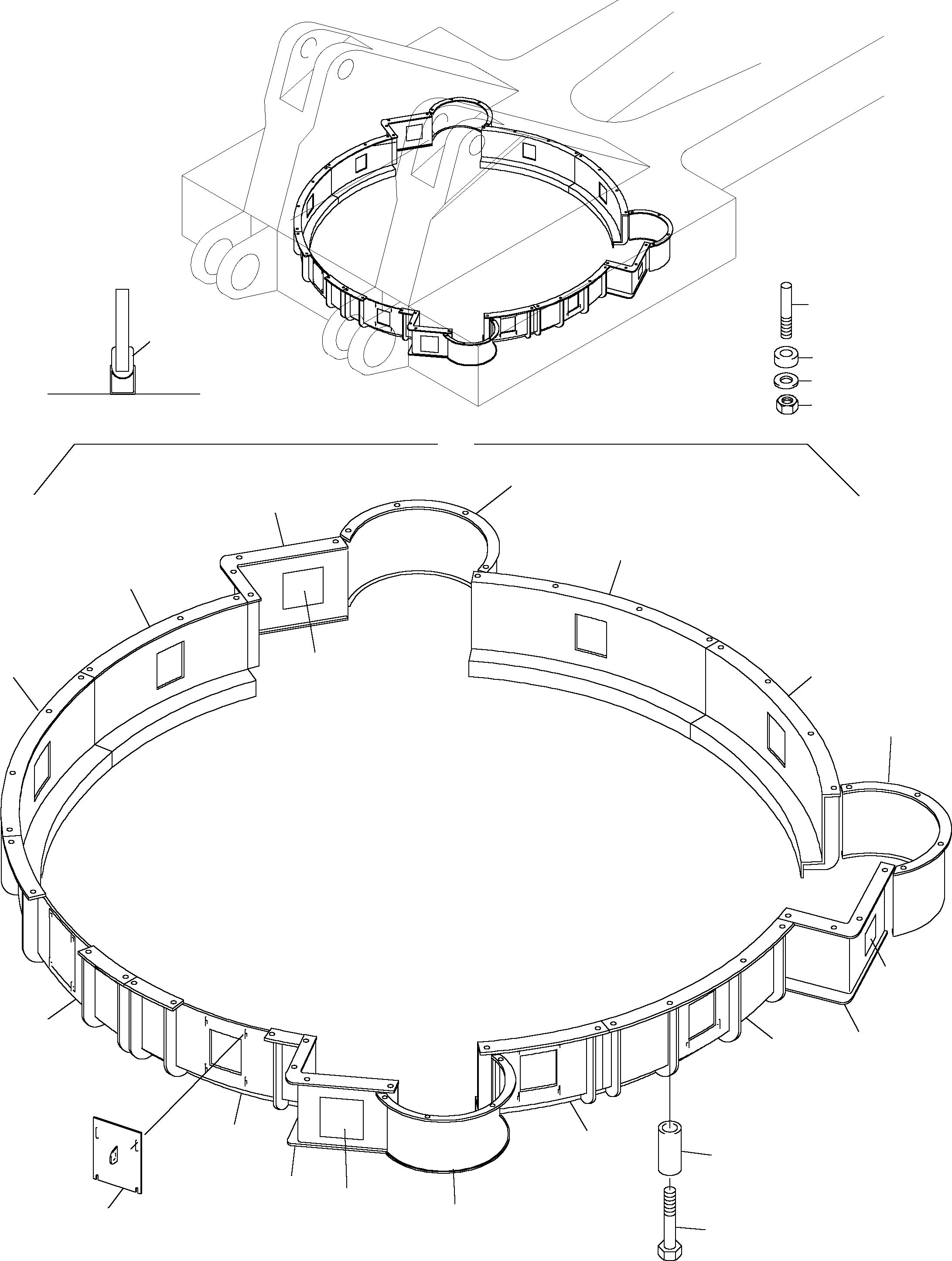 Сегмент 910 669 40 KOMATSU