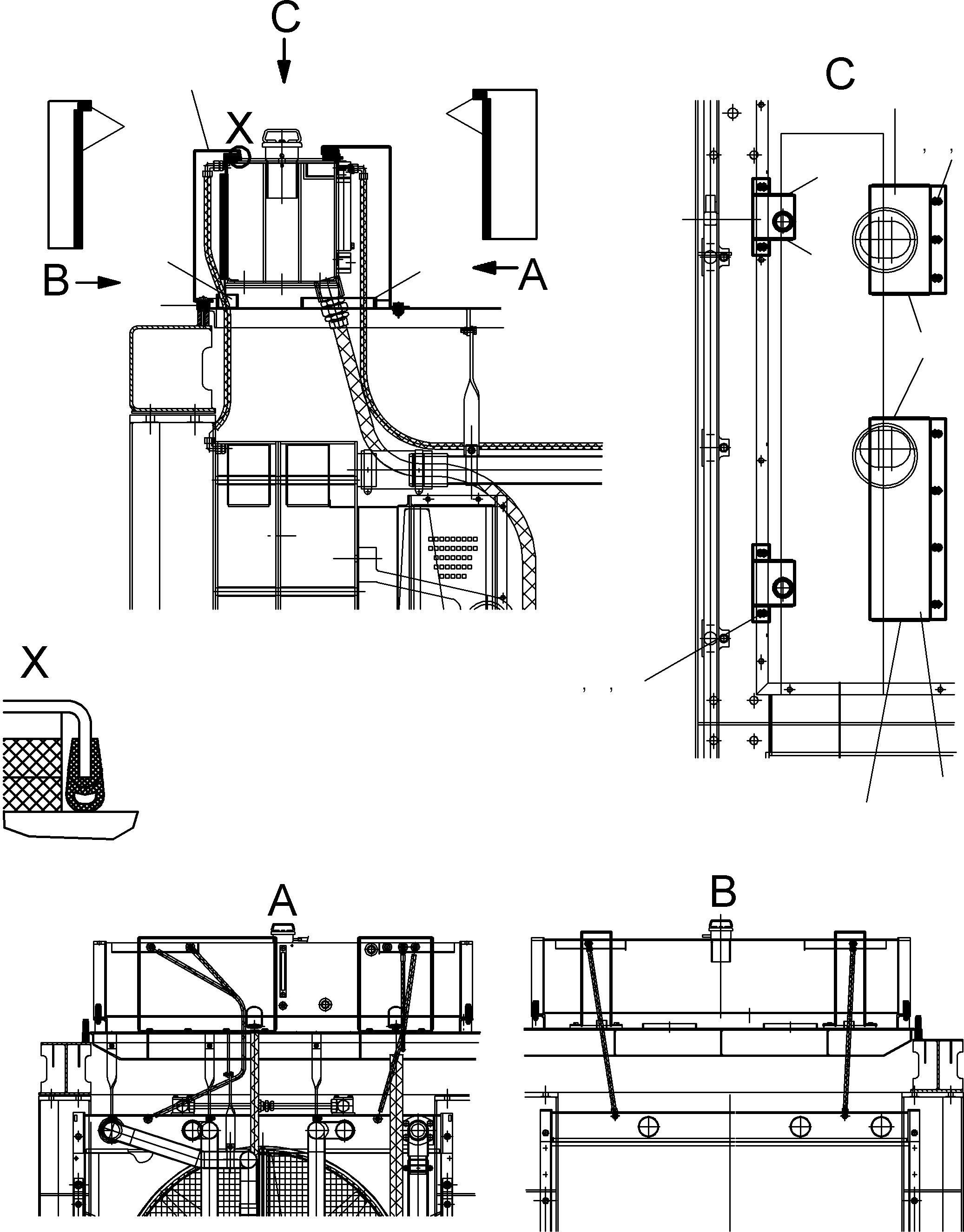 Side plate 1 930 302 40 KOMATSU