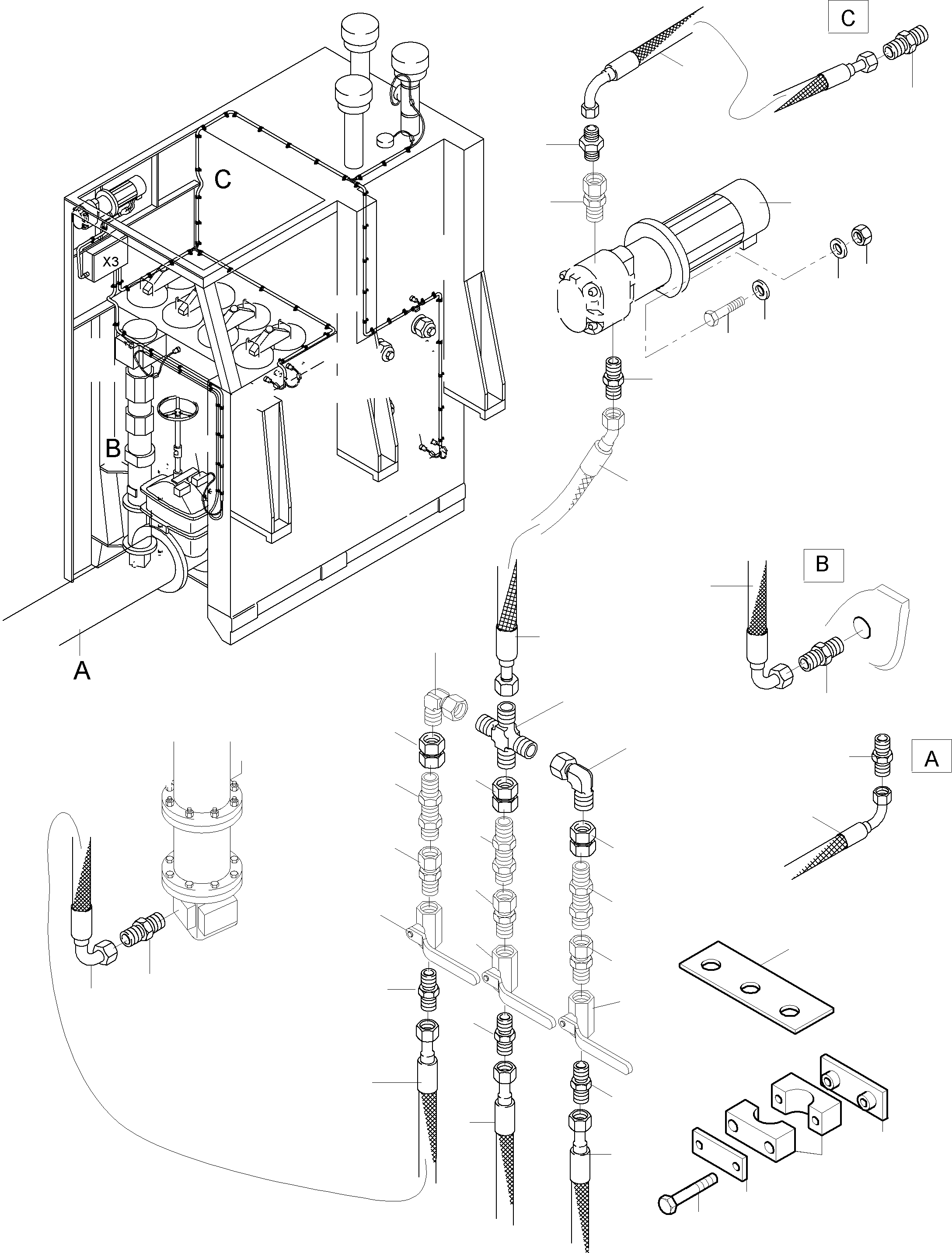 Соединительный штуцер 516 752 98 KOMATSU