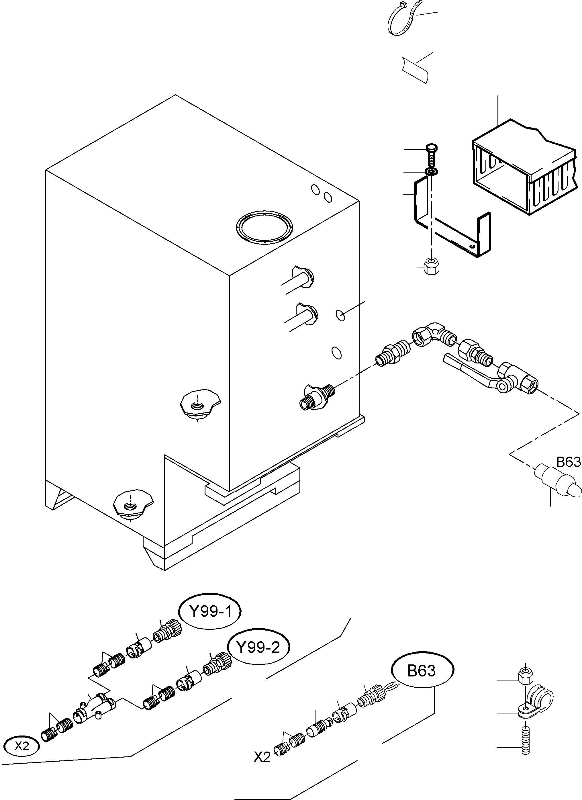 Harness - tank sensor 944 623 40 KOMATSU