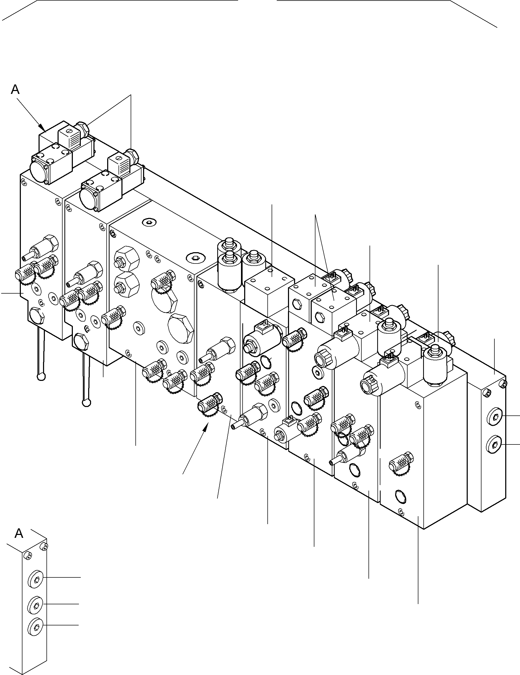 Cartridge block 918 371 40 KOMATSU