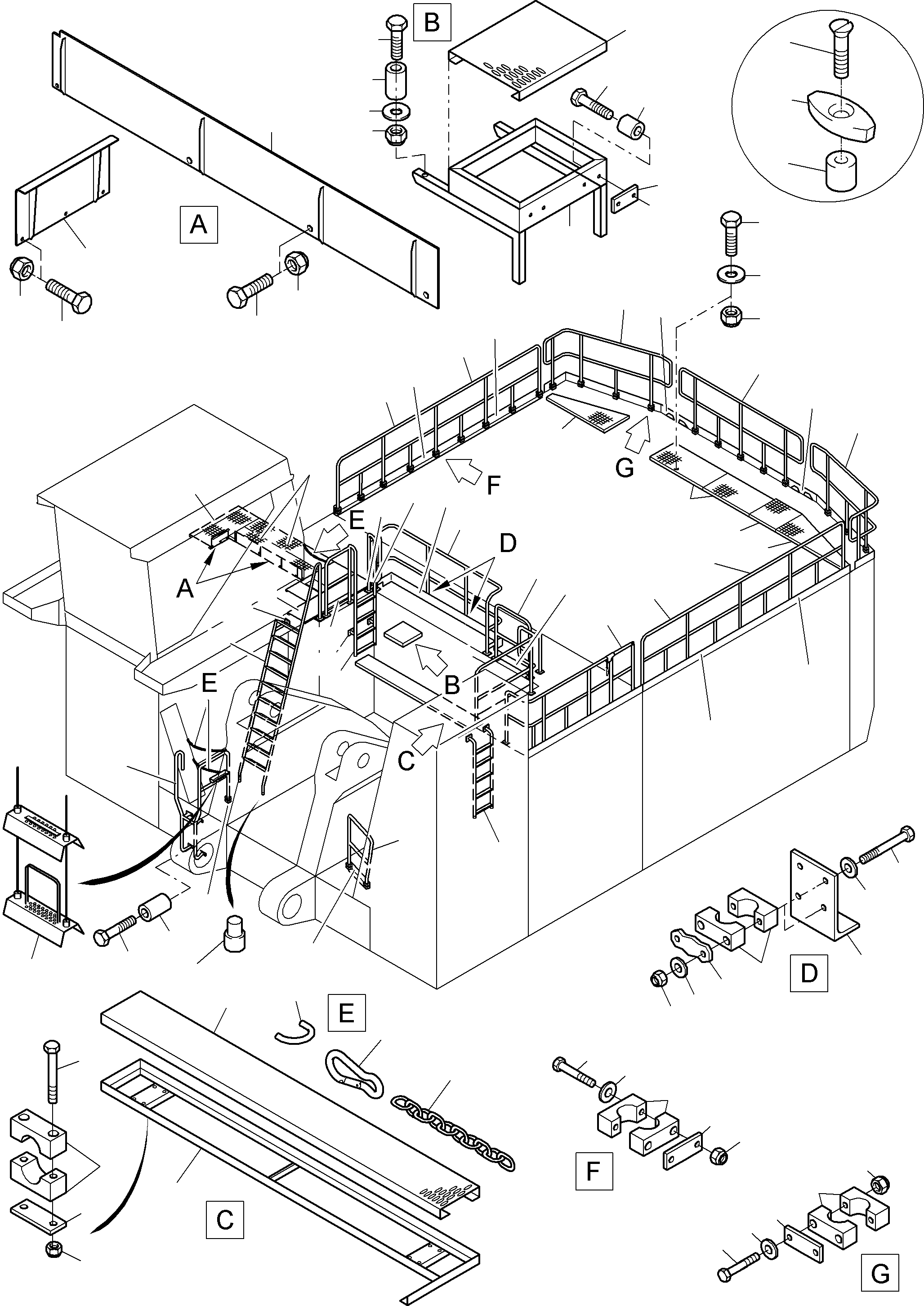 Направляющая 945 571 40 KOMATSU