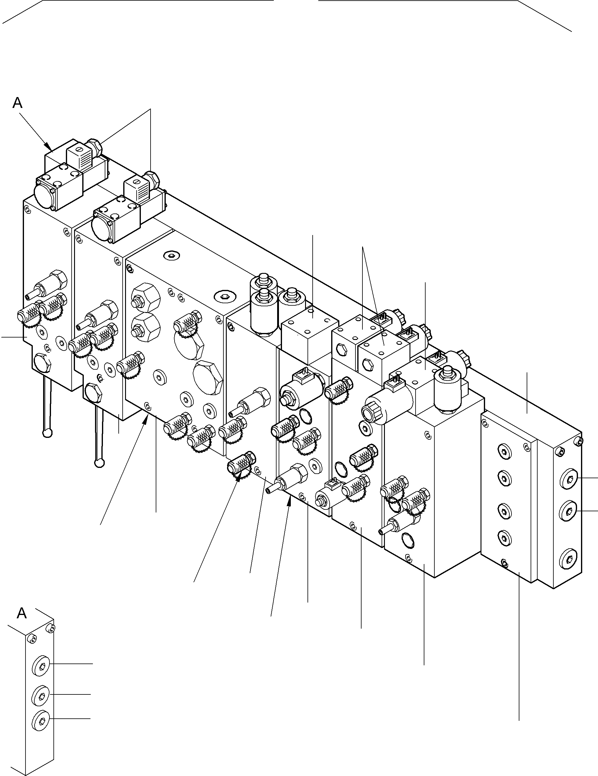 Cartridge block 918 394 40 KOMATSU