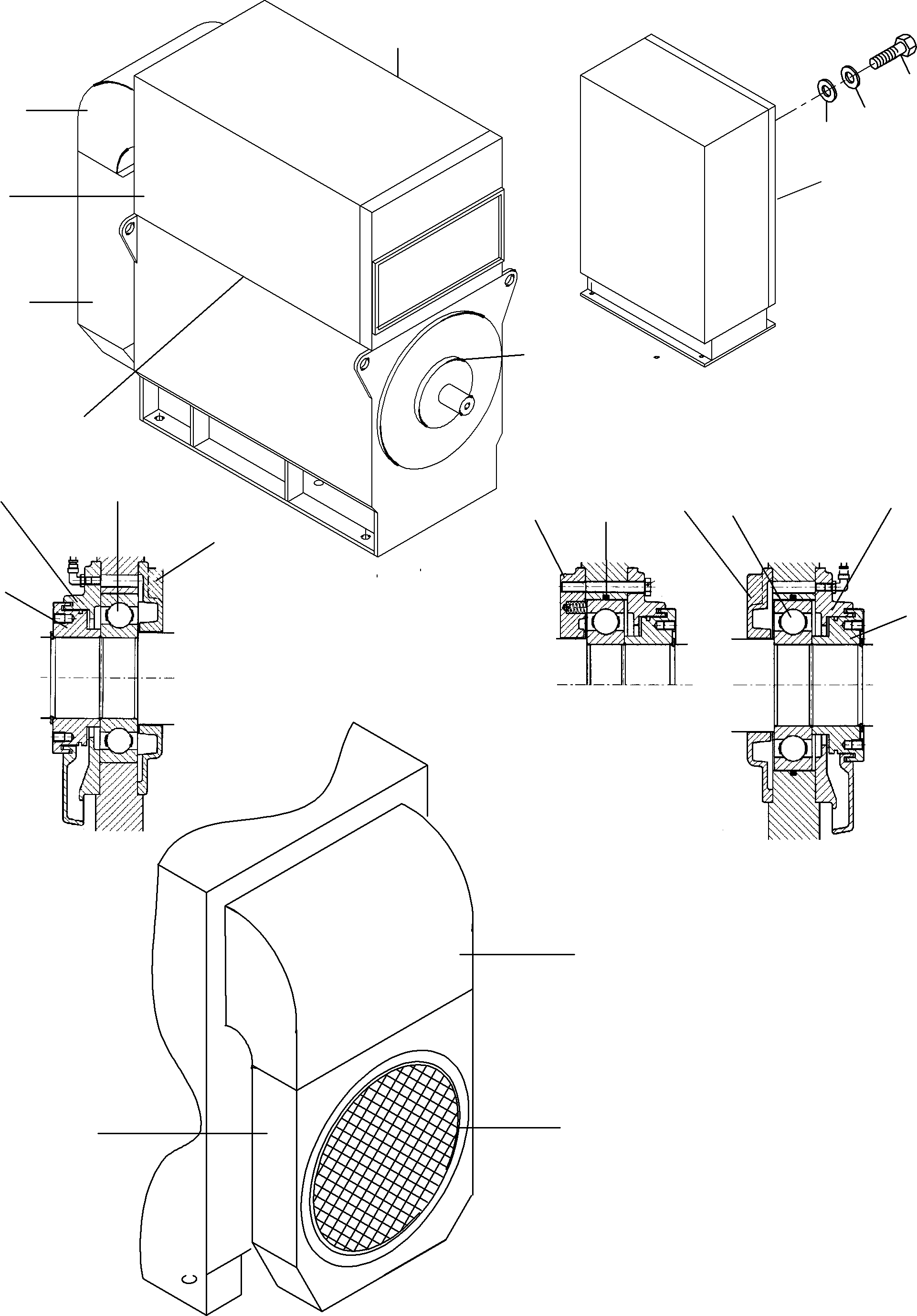 Air guide , top 797 515 73 KOMATSU