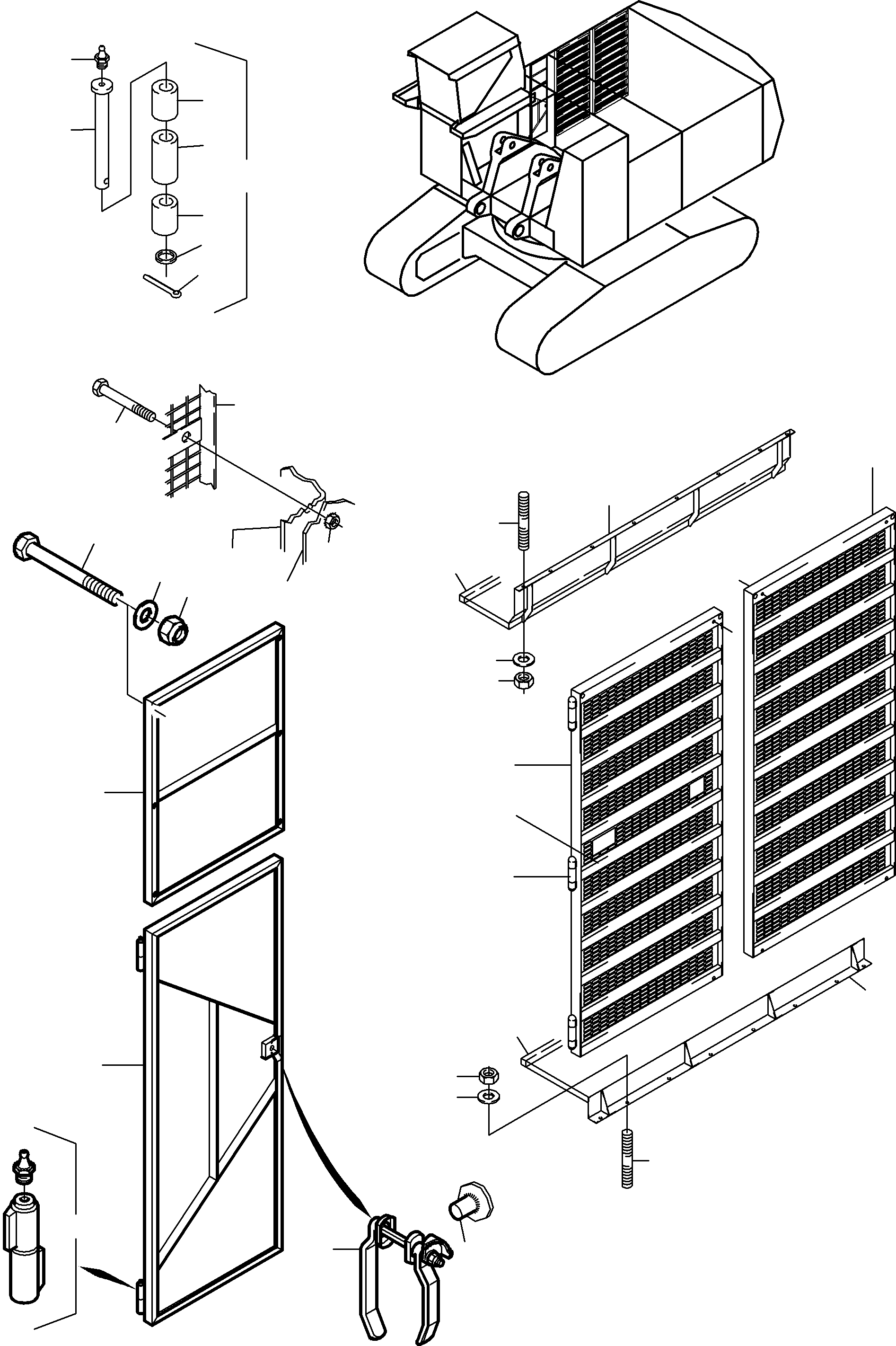 Deflector, r.h. 939 993 40 KOMATSU