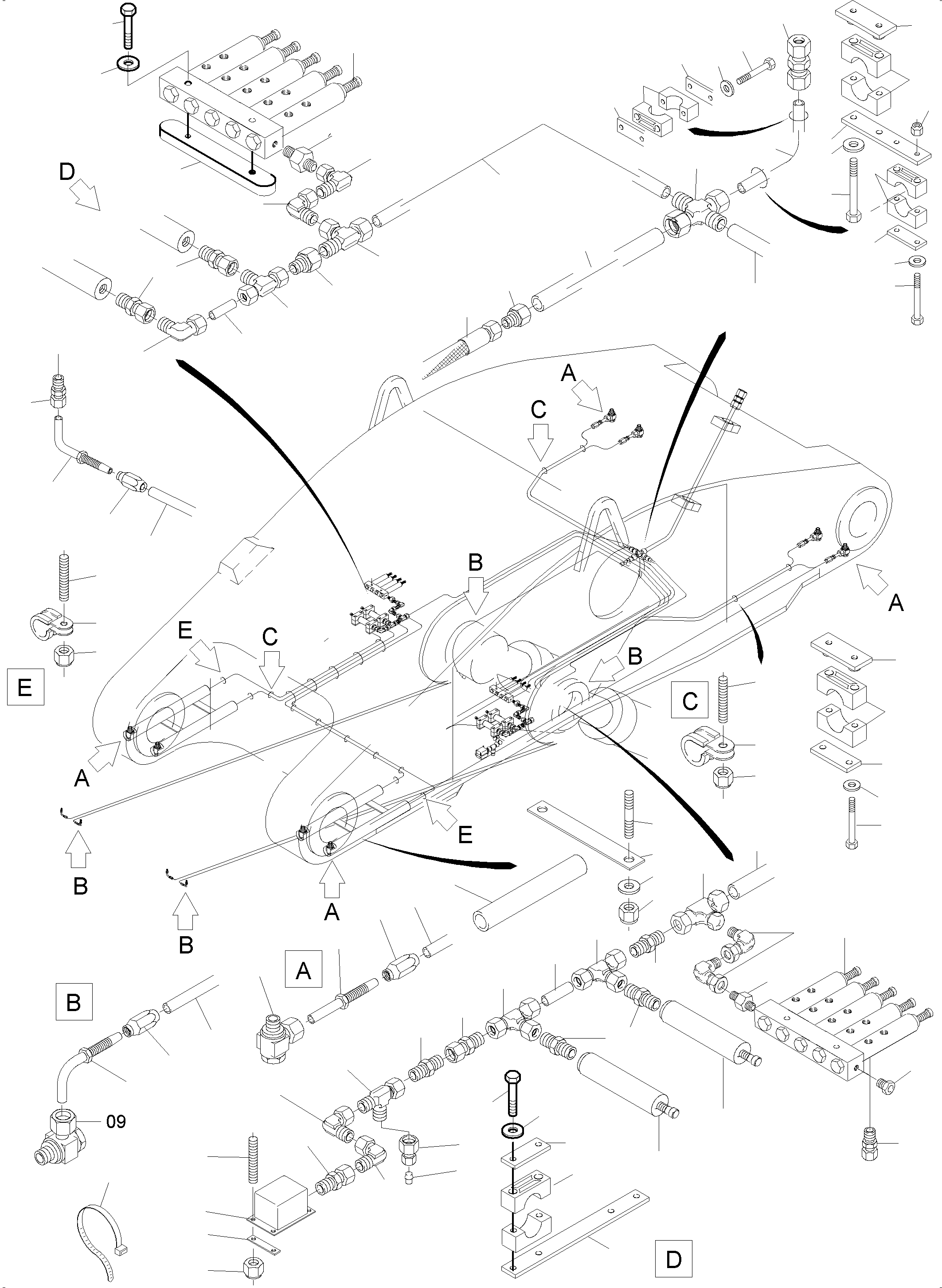 Union Ø 25 953 804 40 KOMATSU