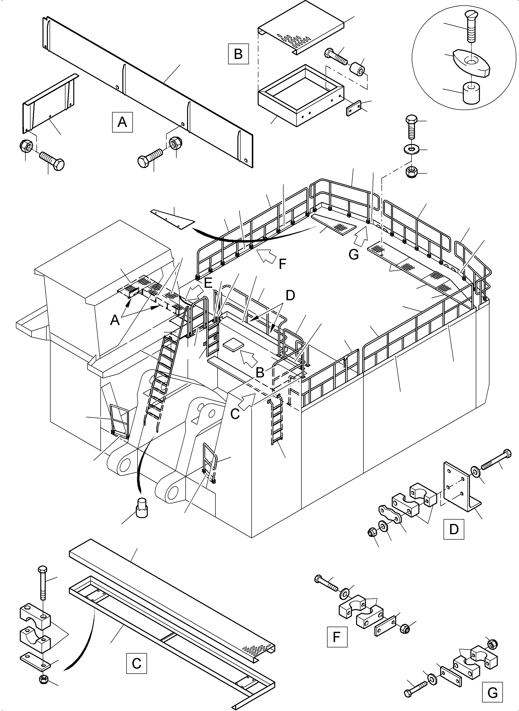 Направляющая 949 227 40 KOMATSU