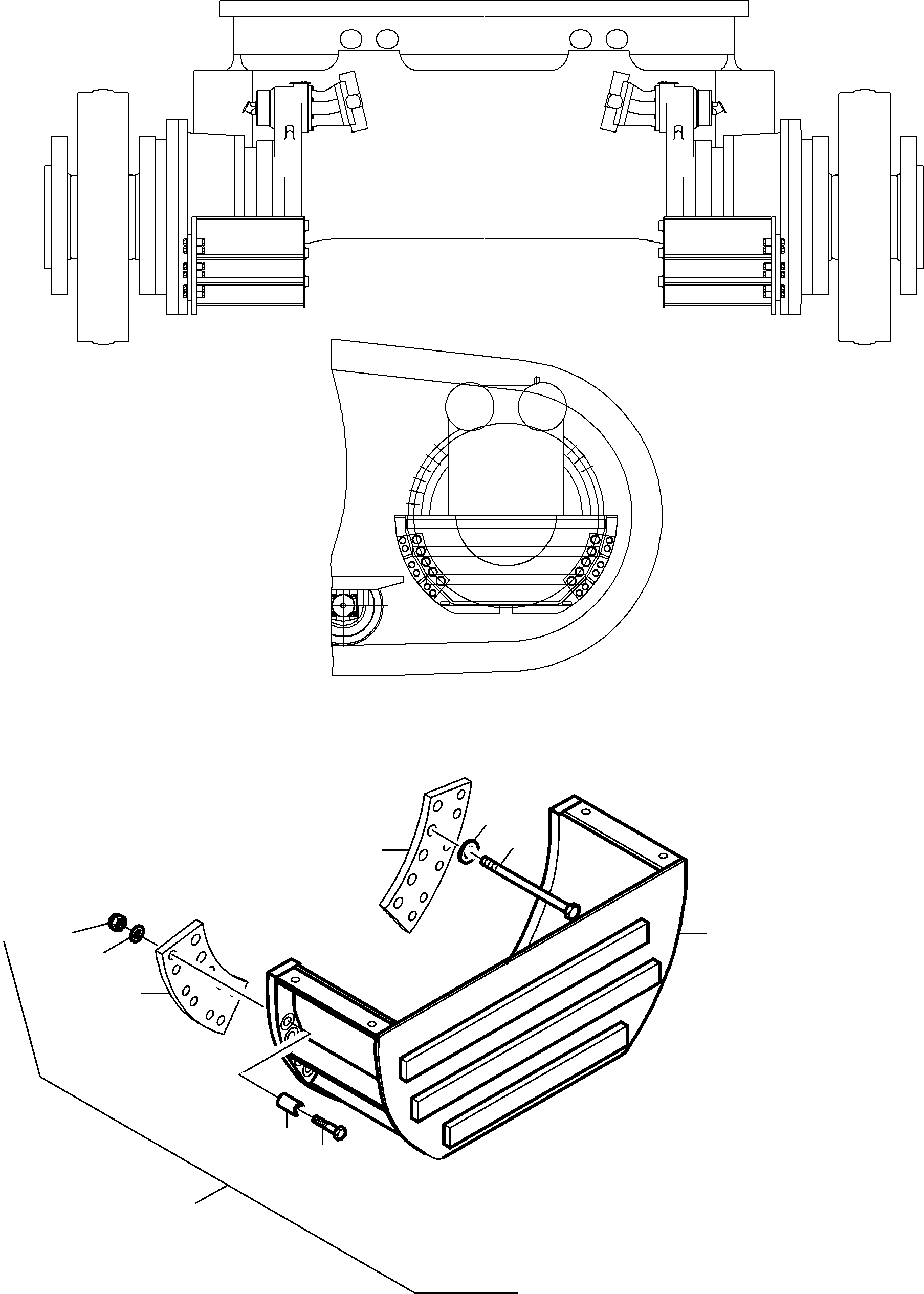 Protecting cage assy. (Cold weather design ) 949 548 40 KOMATSU