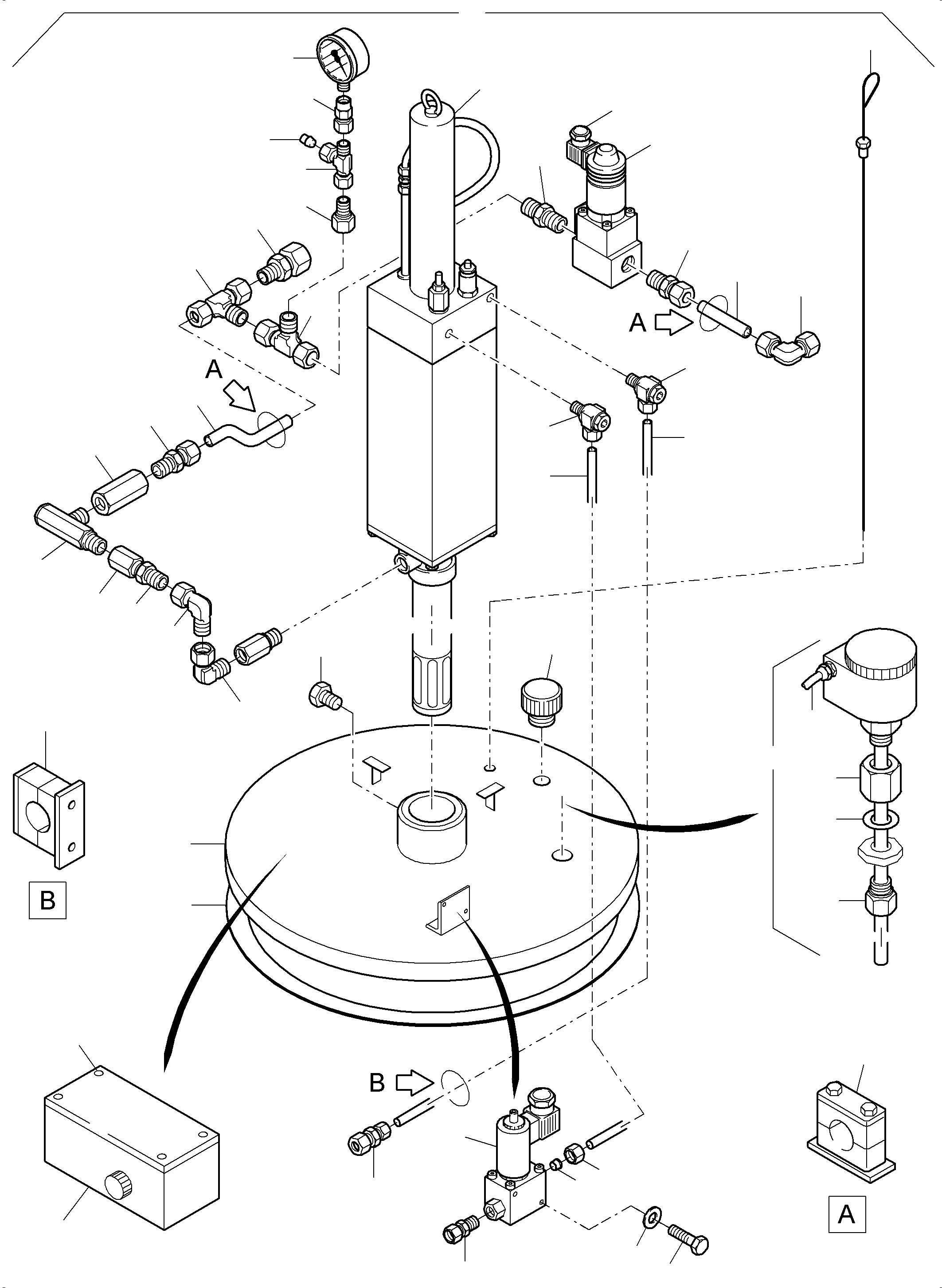 Lube pump station 941 749 40 KOMATSU
