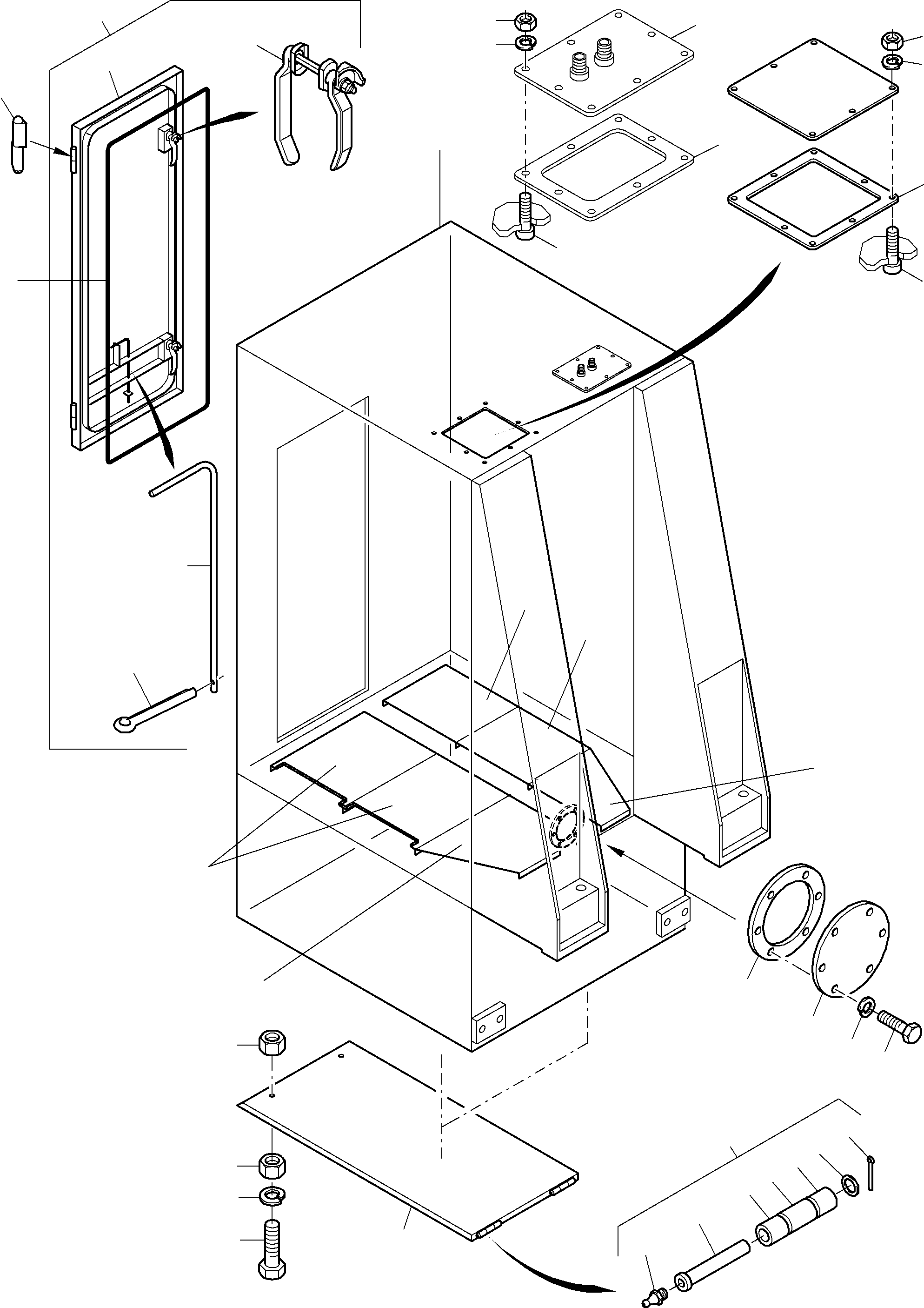 Door SK 952 828 40 KOMATSU