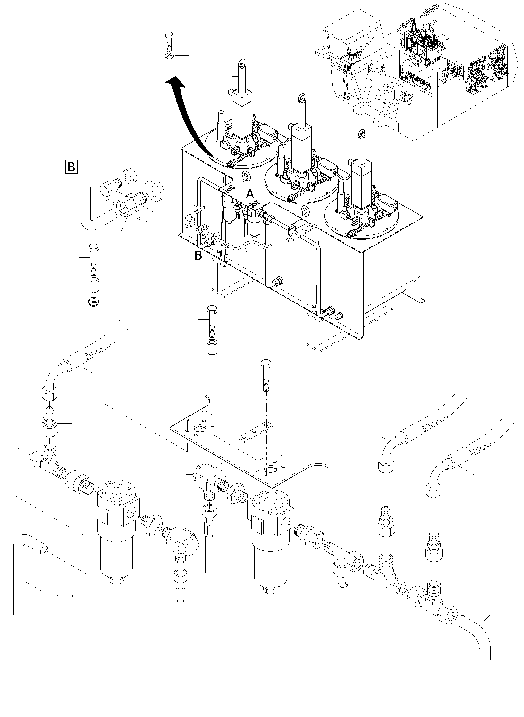 Retainer assy. 954 472 40 KOMATSU