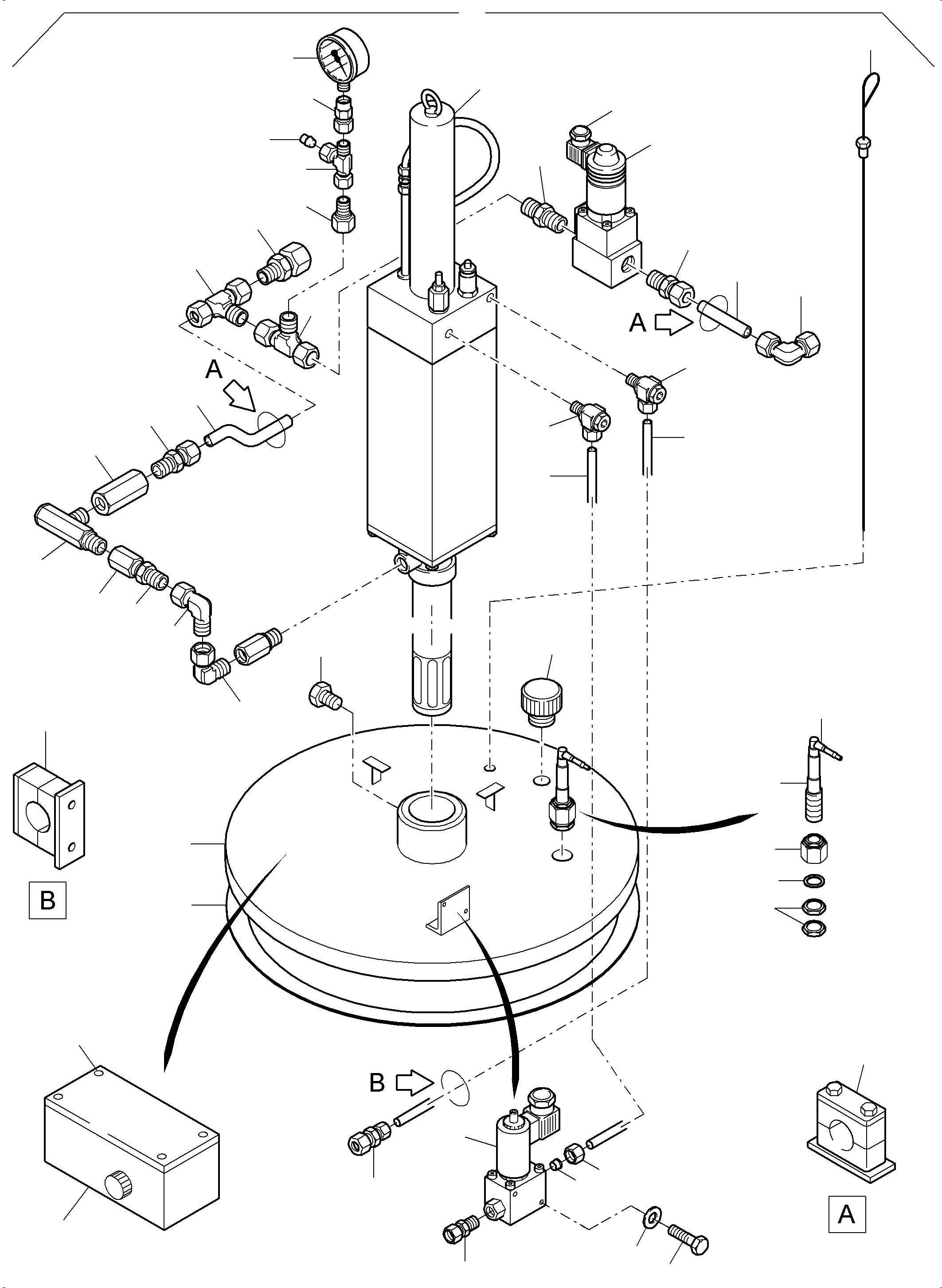 Lube pump station 950 442 40 KOMATSU