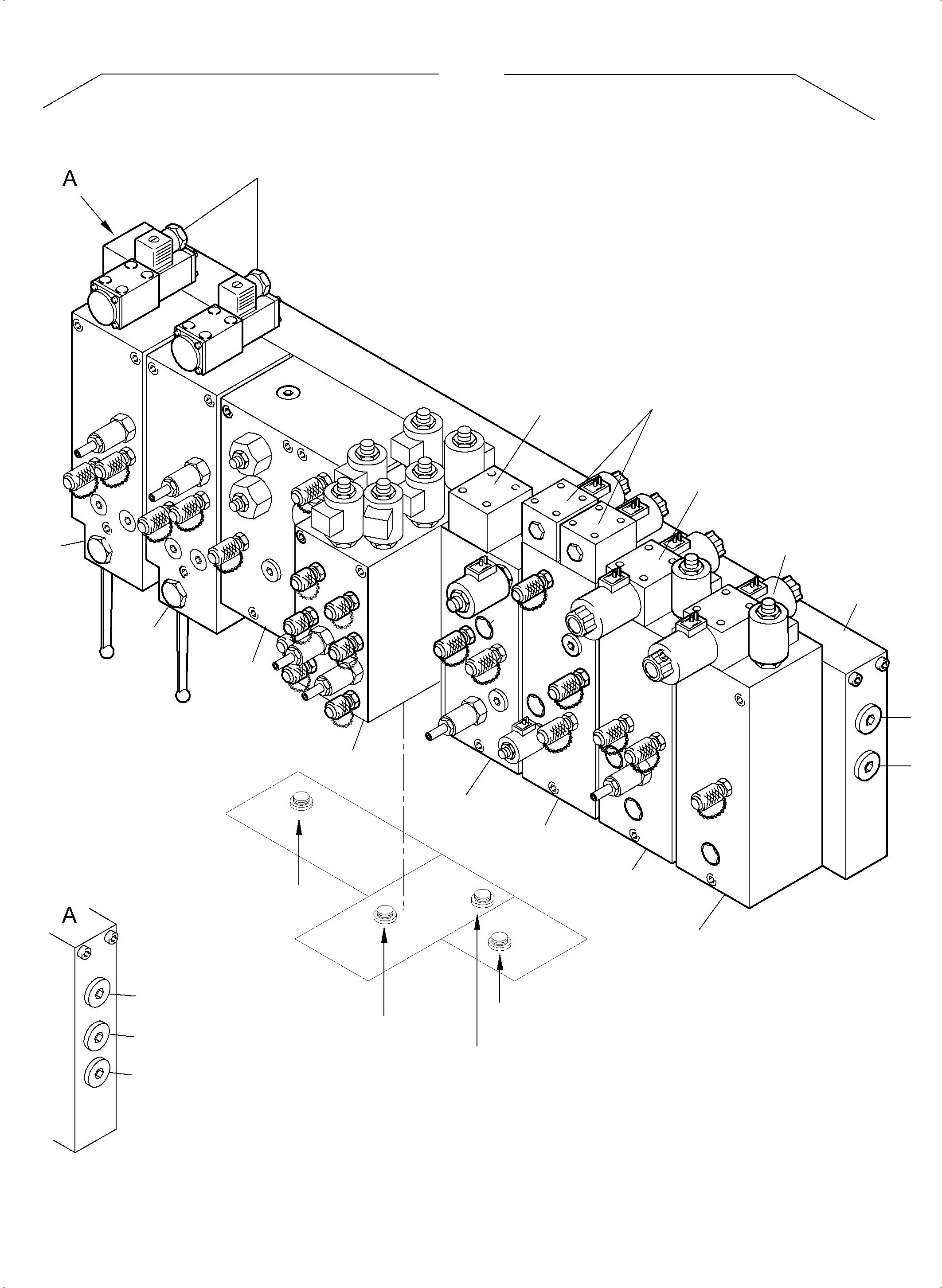 Cartridge block 943 873 40 KOMATSU