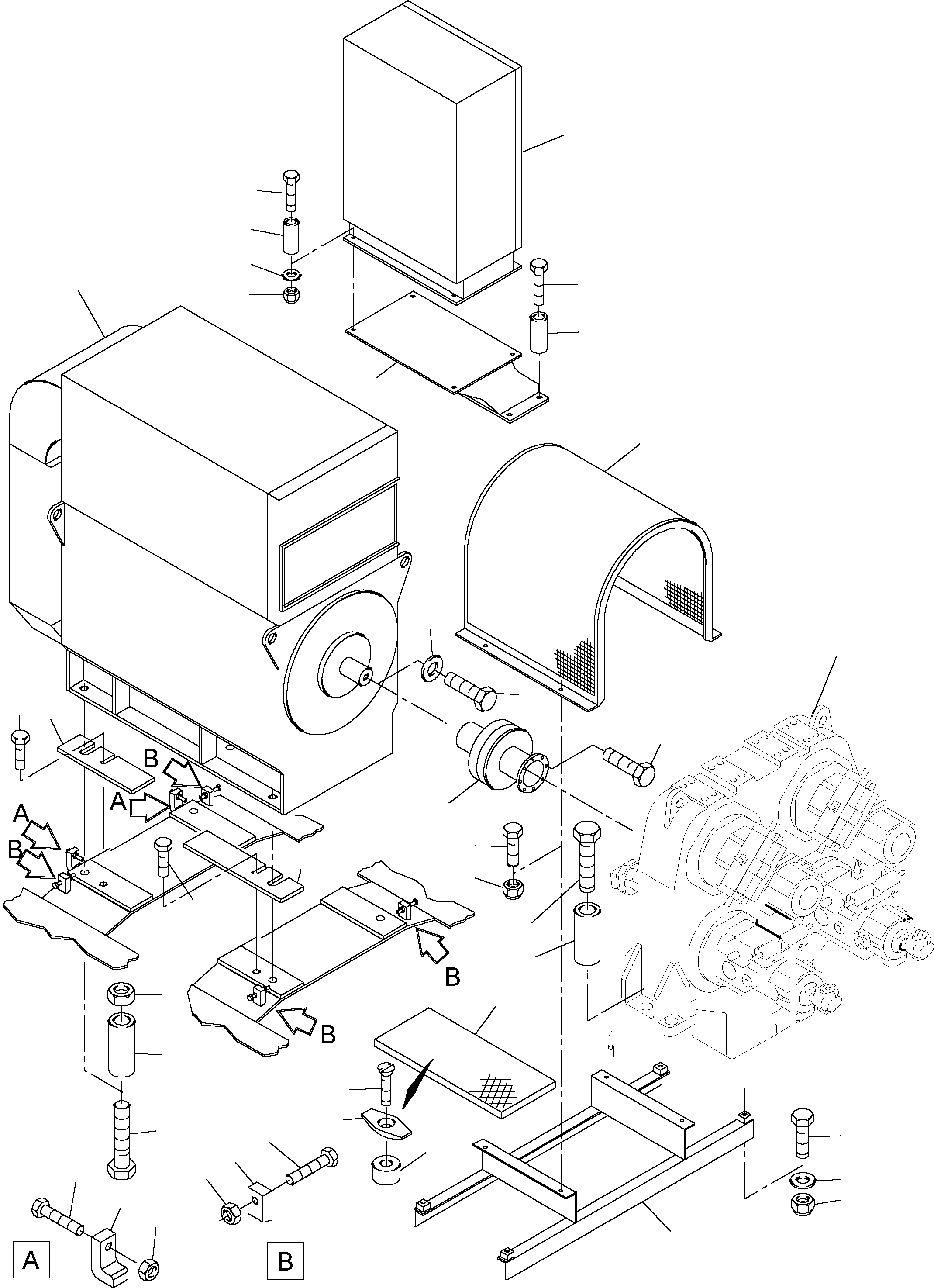 Protection casing 911 590 40 KOMATSU
