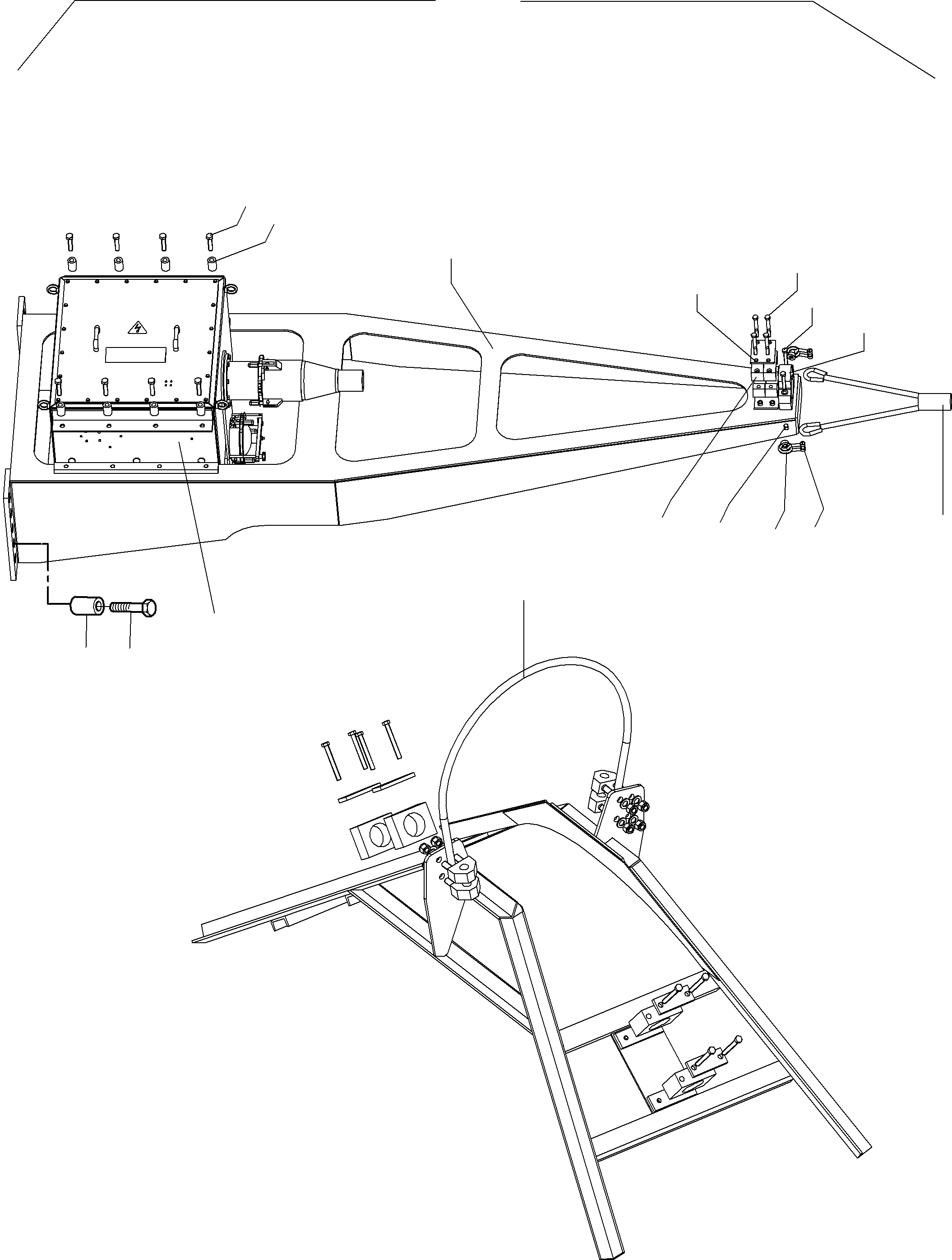 Cables pull sock 795 578 73 KOMATSU