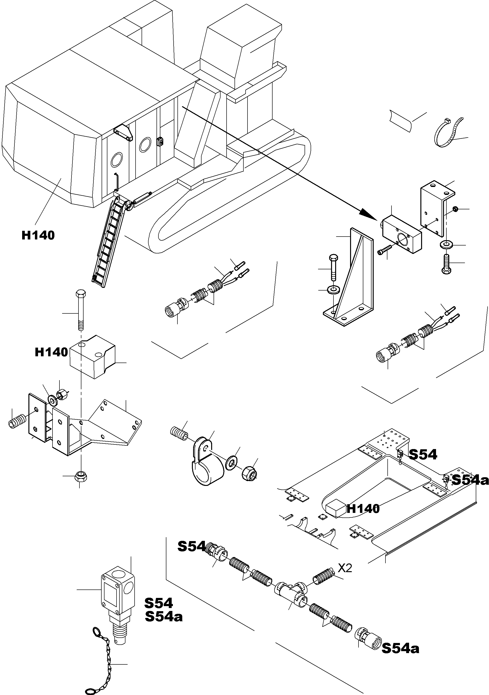 Harnes 957 839 40 KOMATSU