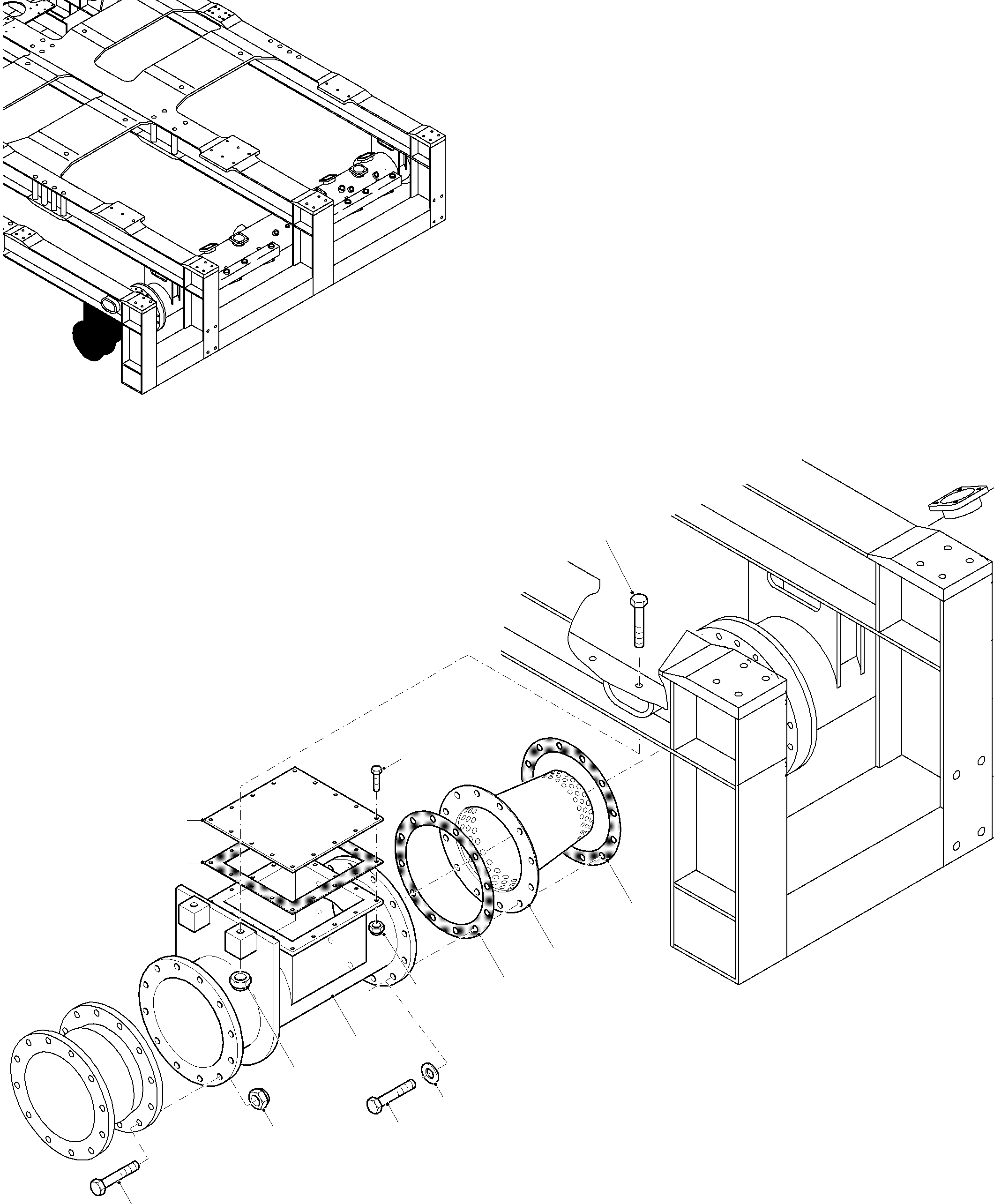 Трубка 970 535 40 KOMATSU